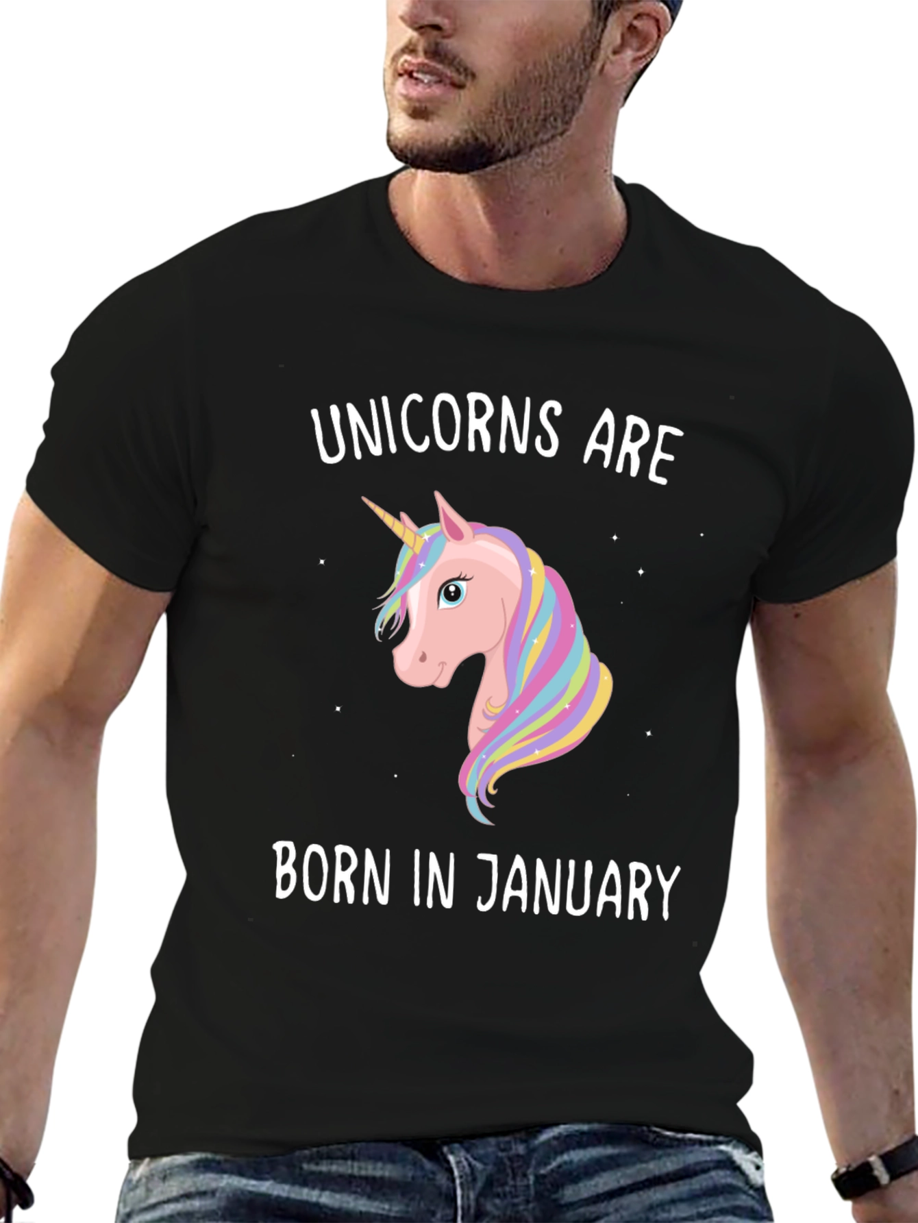 Unicorns Born in January T-Shirt