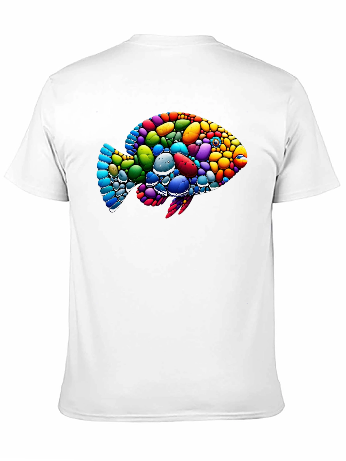 Colorful Fish Graphic T-Shirt