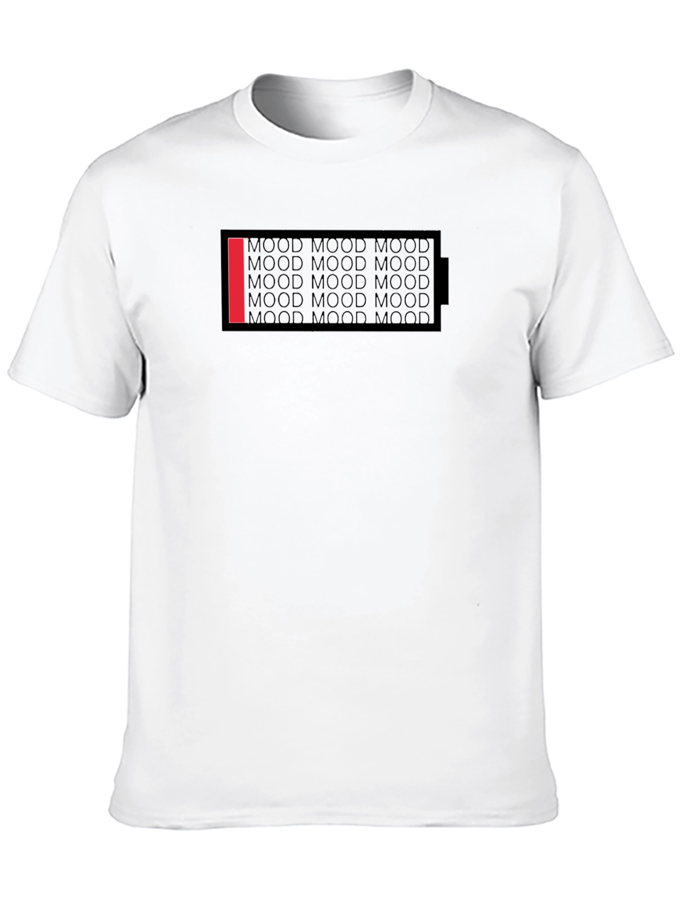 Mood Battery Graphic Tee - Casual Comfort