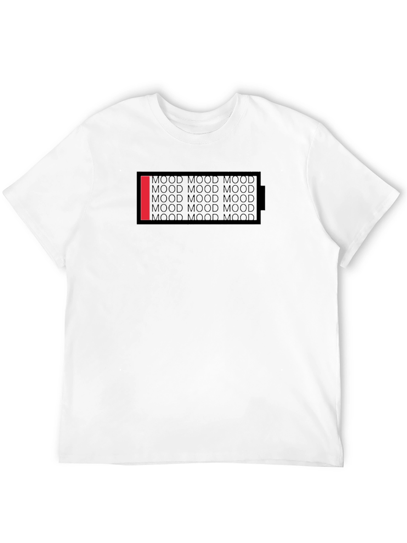 Mood Battery Graphic Tee - Casual Comfort