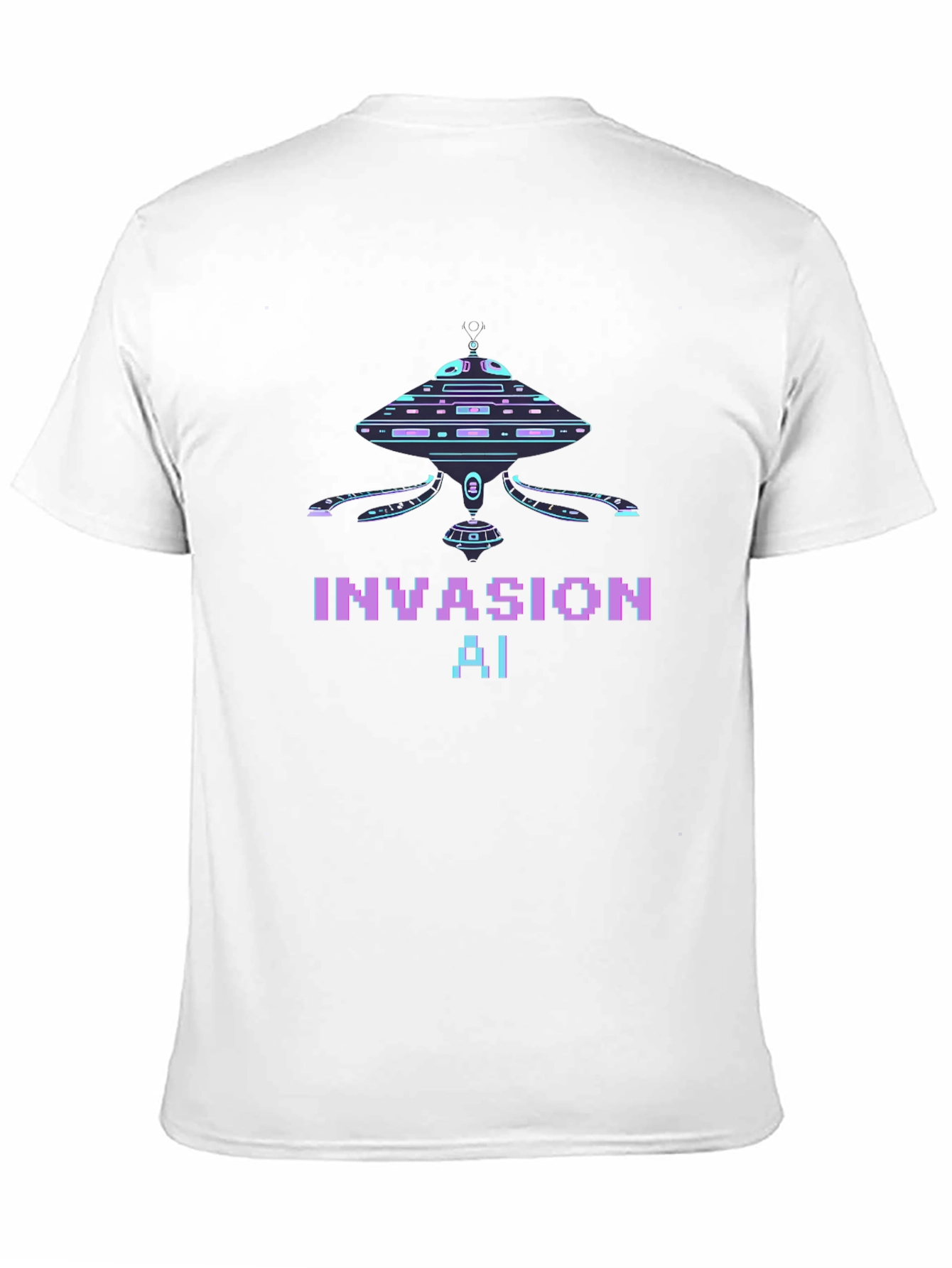 Invasion AI T-Shirt - Sci-Fi Graphic Tee