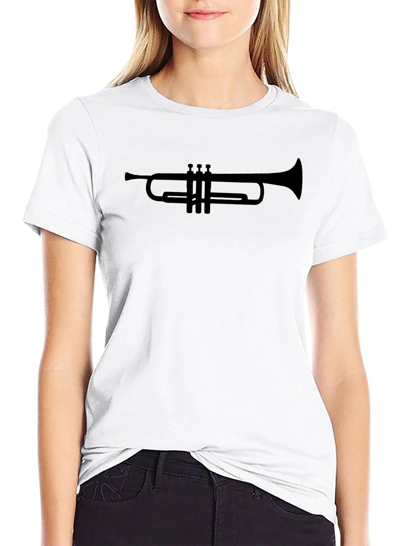 Trumpet Graphic T-Shirt - Musical Instrument Tee