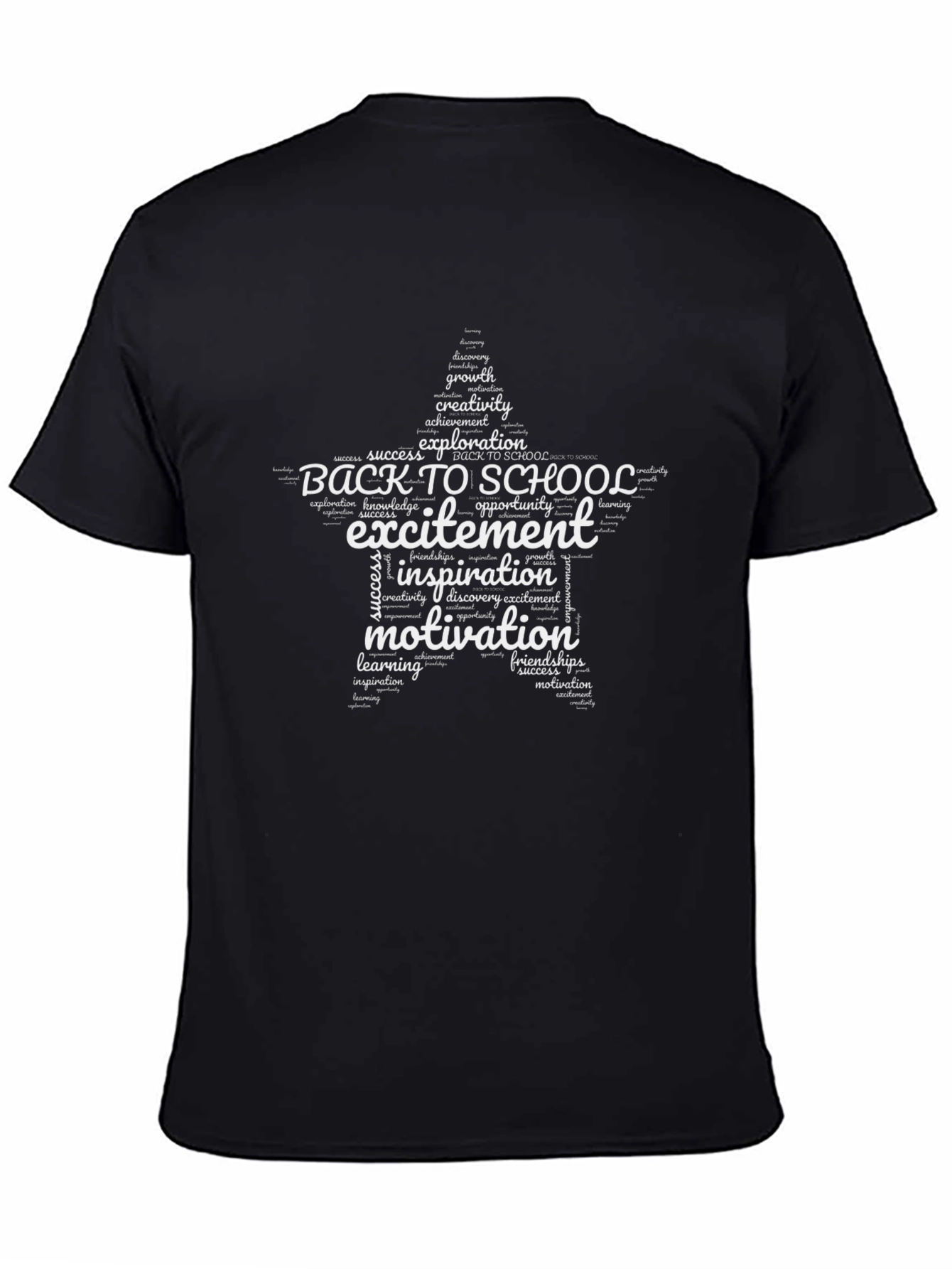 Back to School Word Art T-Shirt
