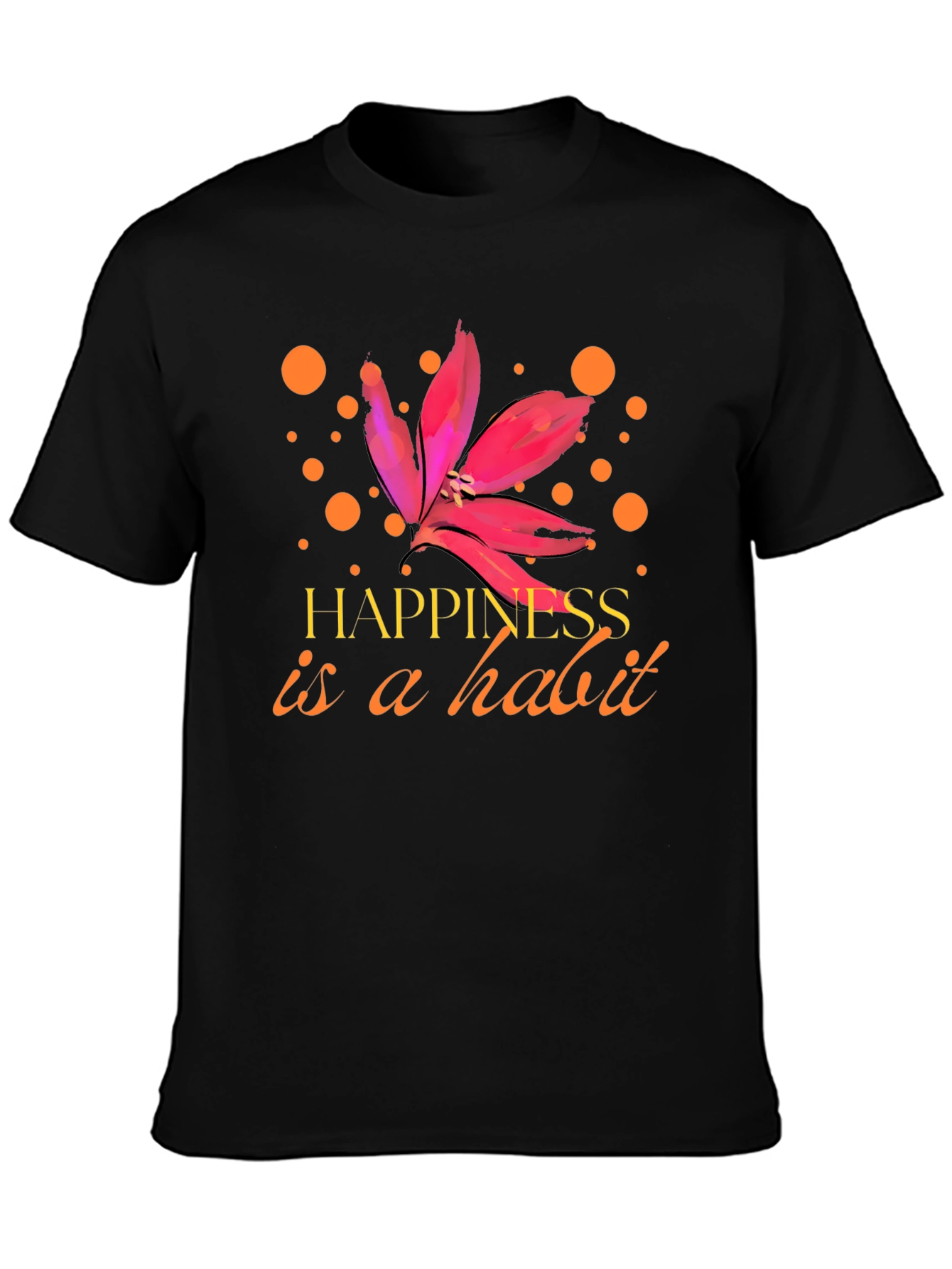 Happiness is a Habit Graphic Tee