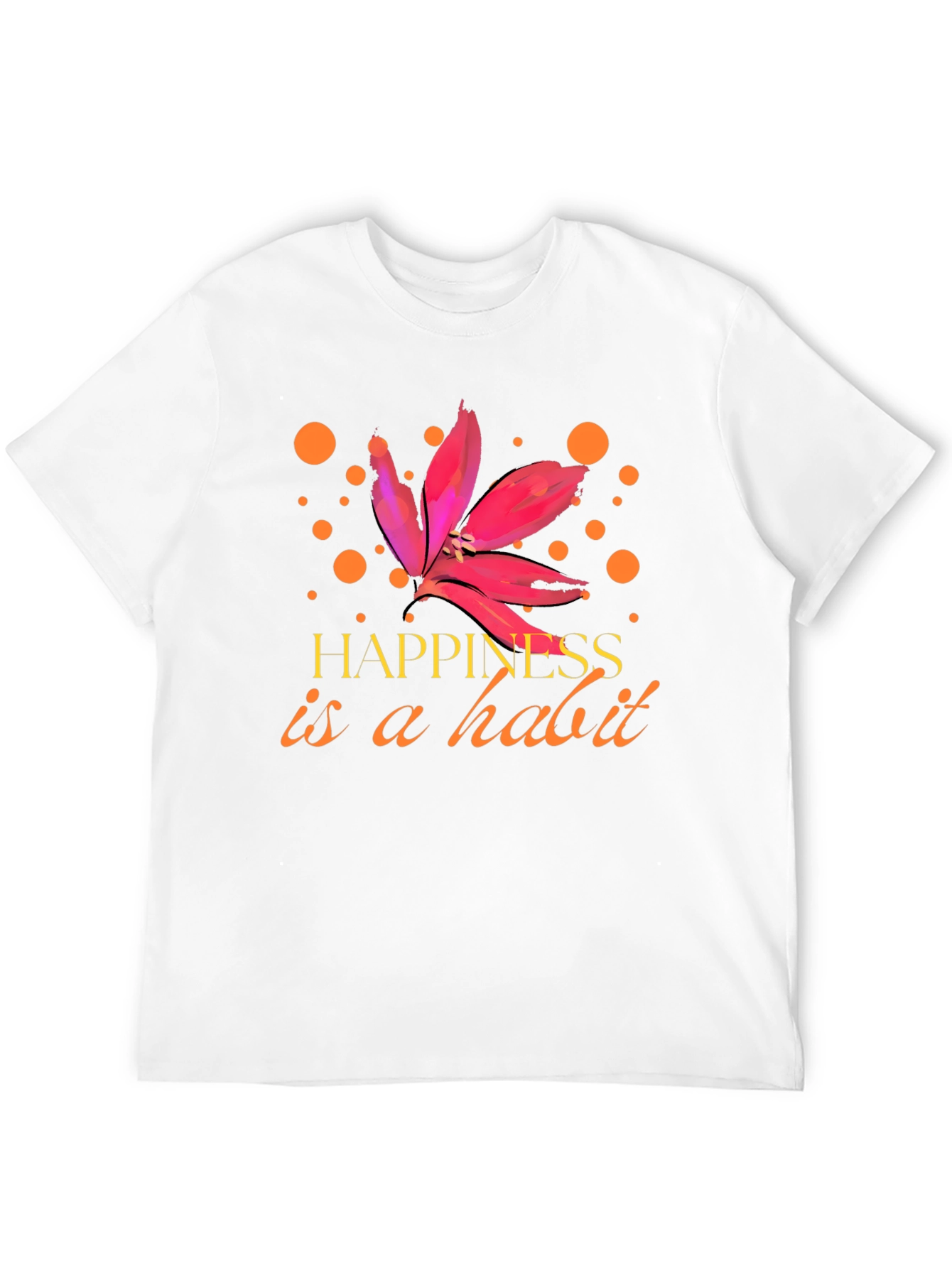 Happiness is a Habit Graphic Tee