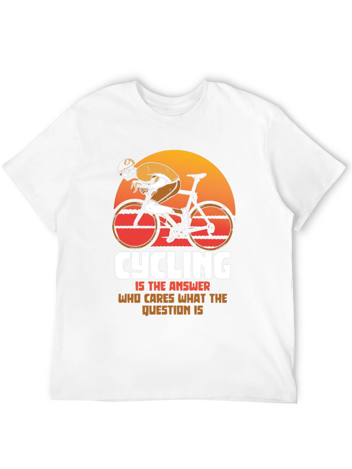 Cycling is the Answer Graphic Tee