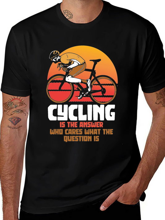 Cycling is the Answer Graphic Tee