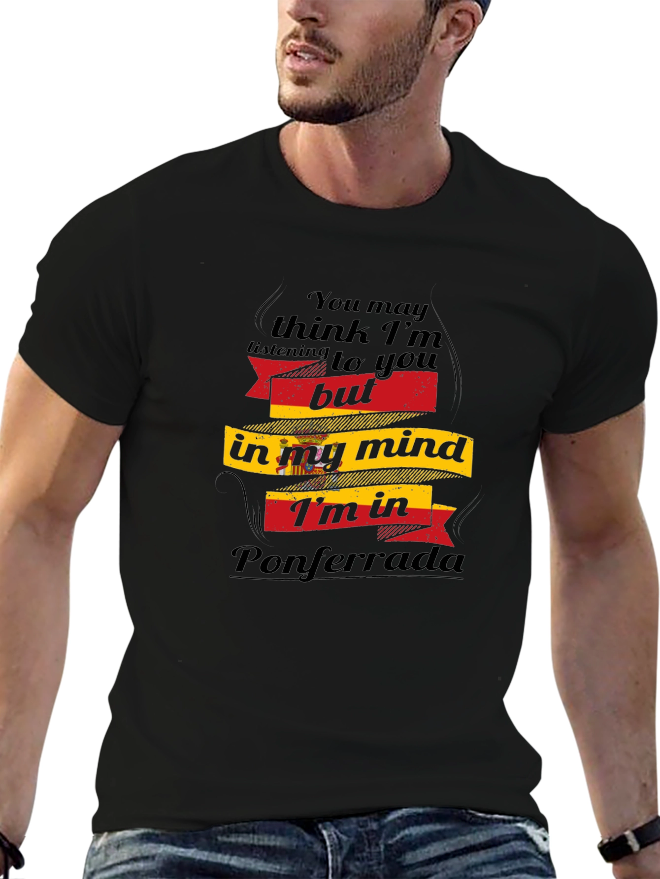 Ponferrada Mind T-Shirt - Spain Travel Souvenir