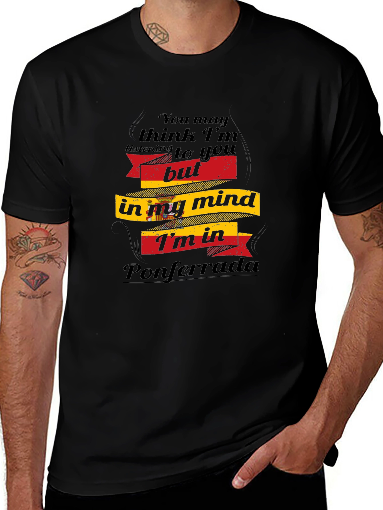 Ponferrada Mind T-Shirt - Spain Travel Souvenir
