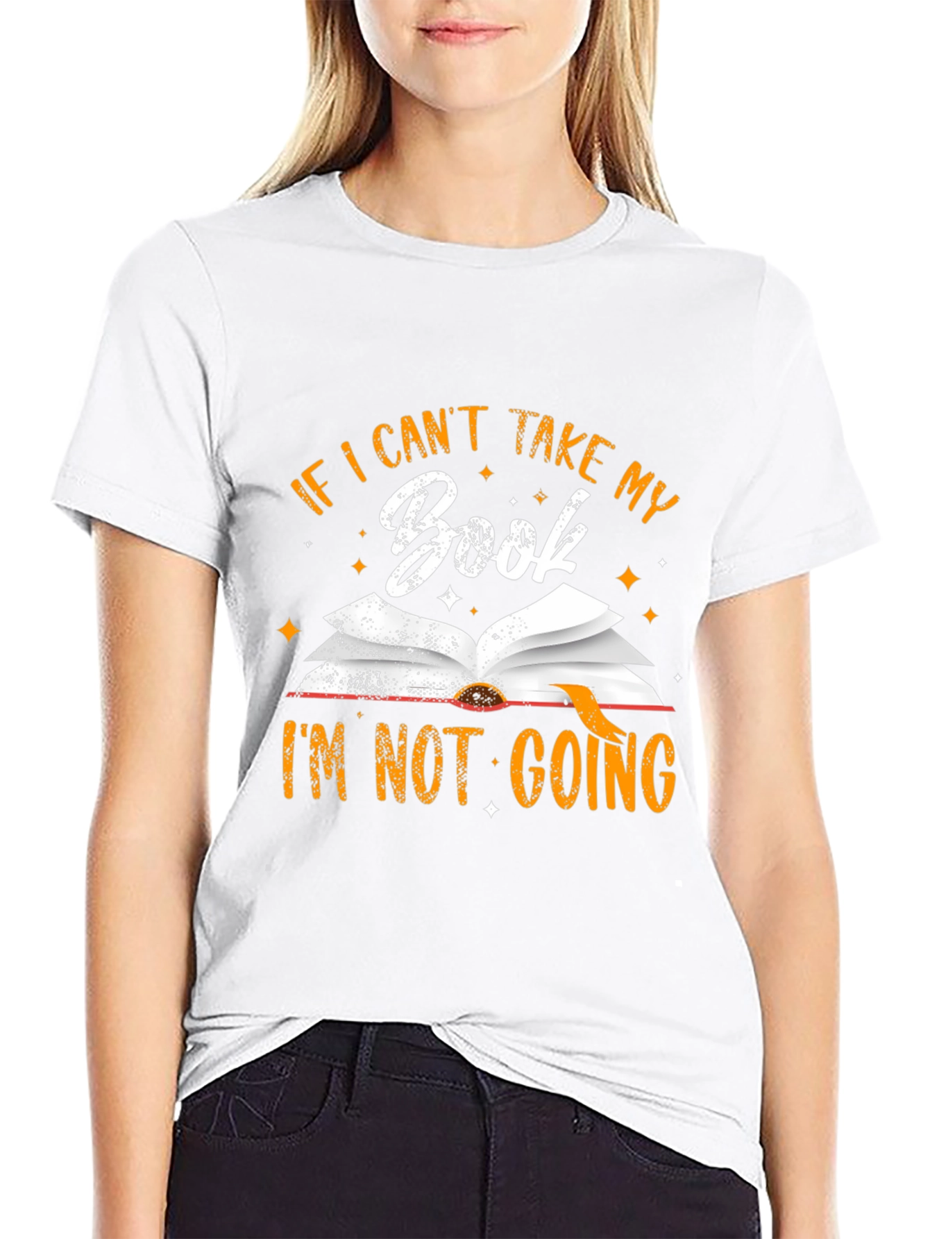 Book Lover T-Shirt: If I Cant Take My Book