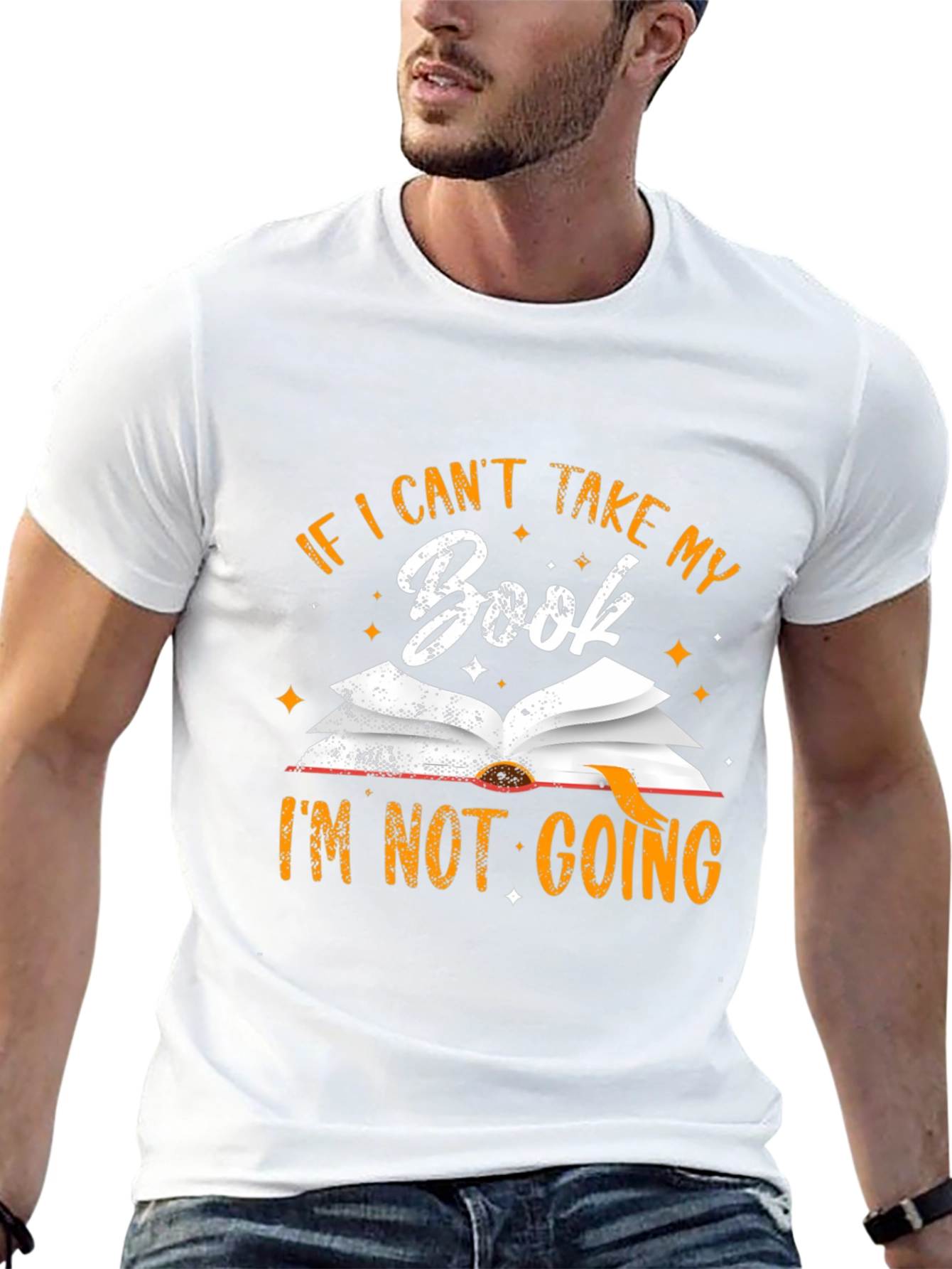 Book Lover T-Shirt: If I Cant Take My Book