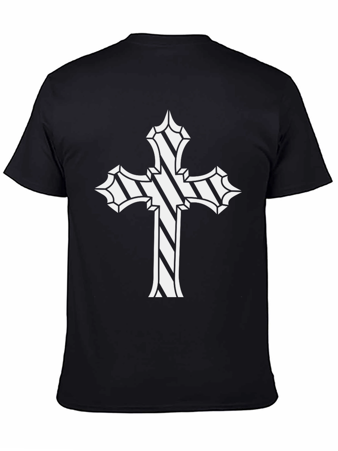 Graphic Cross Black T-Shirt
