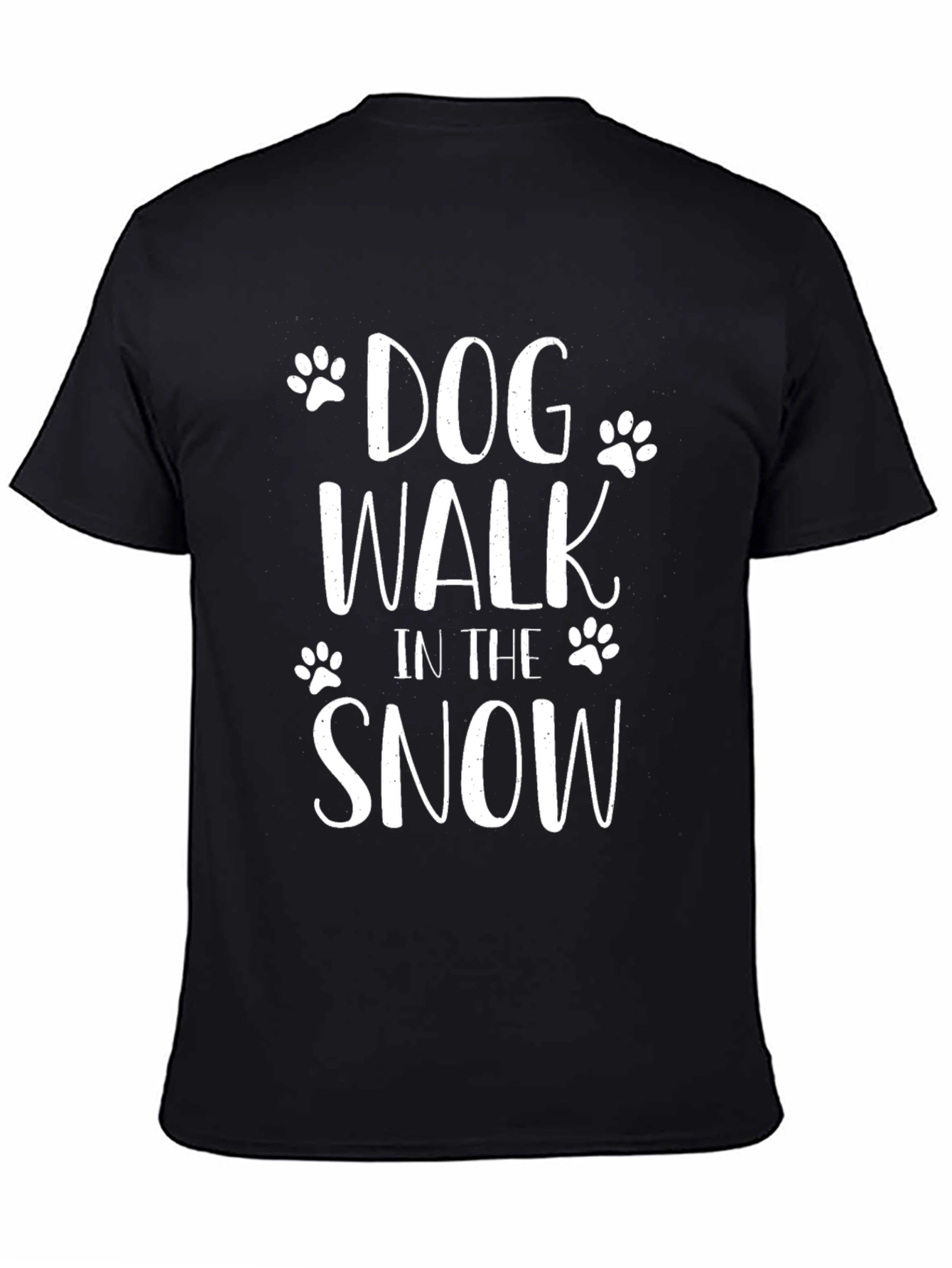 Dog Walk in the Snow Graphic Tee