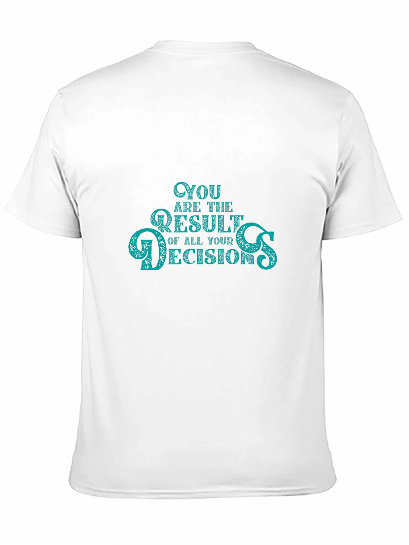 Decisions T-Shirt -  Black Crew Neck Tee
