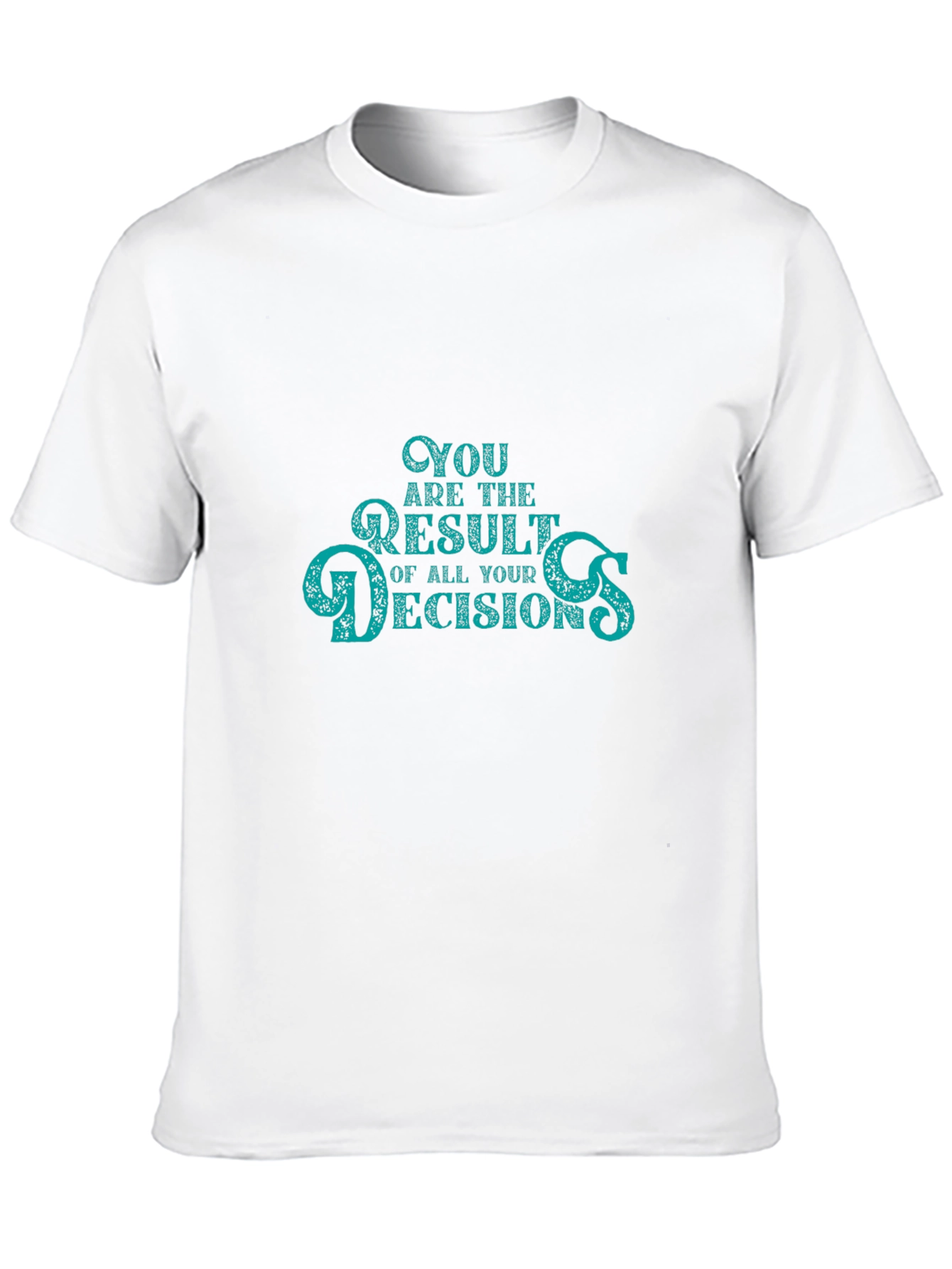 Decisions T-Shirt -  Black Crew Neck Tee