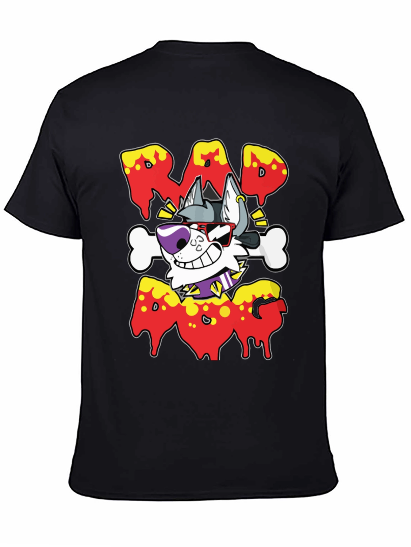 Rad Dog T-Shirt - Cartoon Style