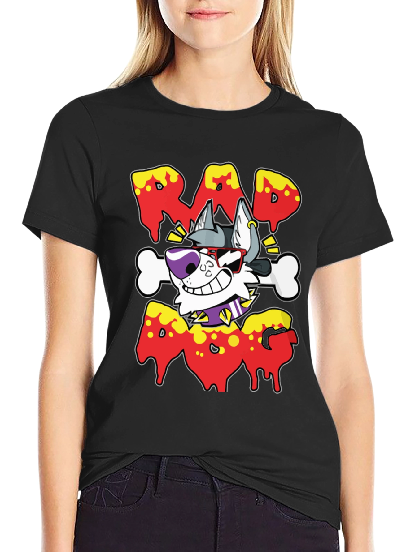 Rad Dog T-Shirt - Cartoon Style