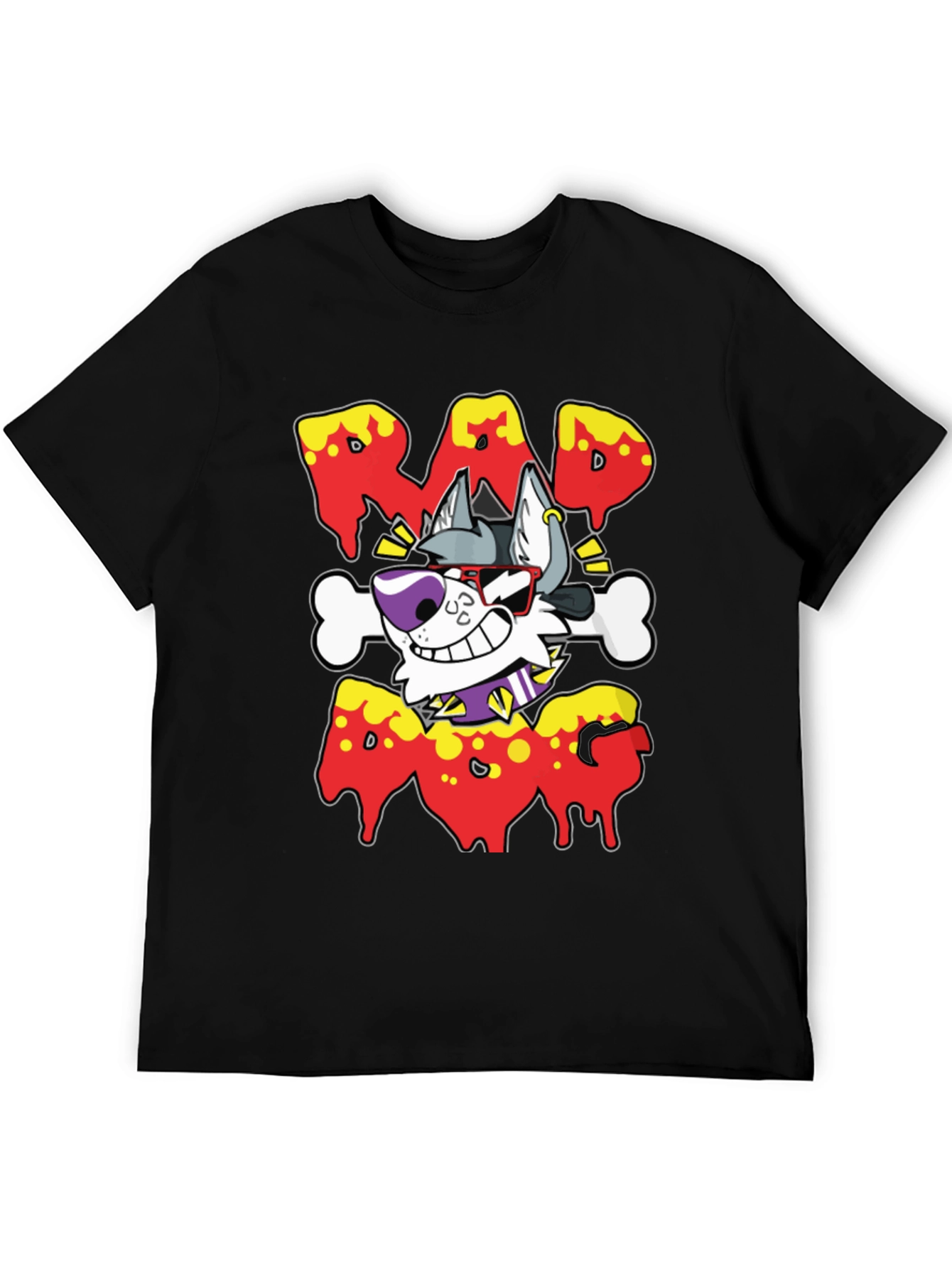 Rad Dog T-Shirt - Cartoon Style