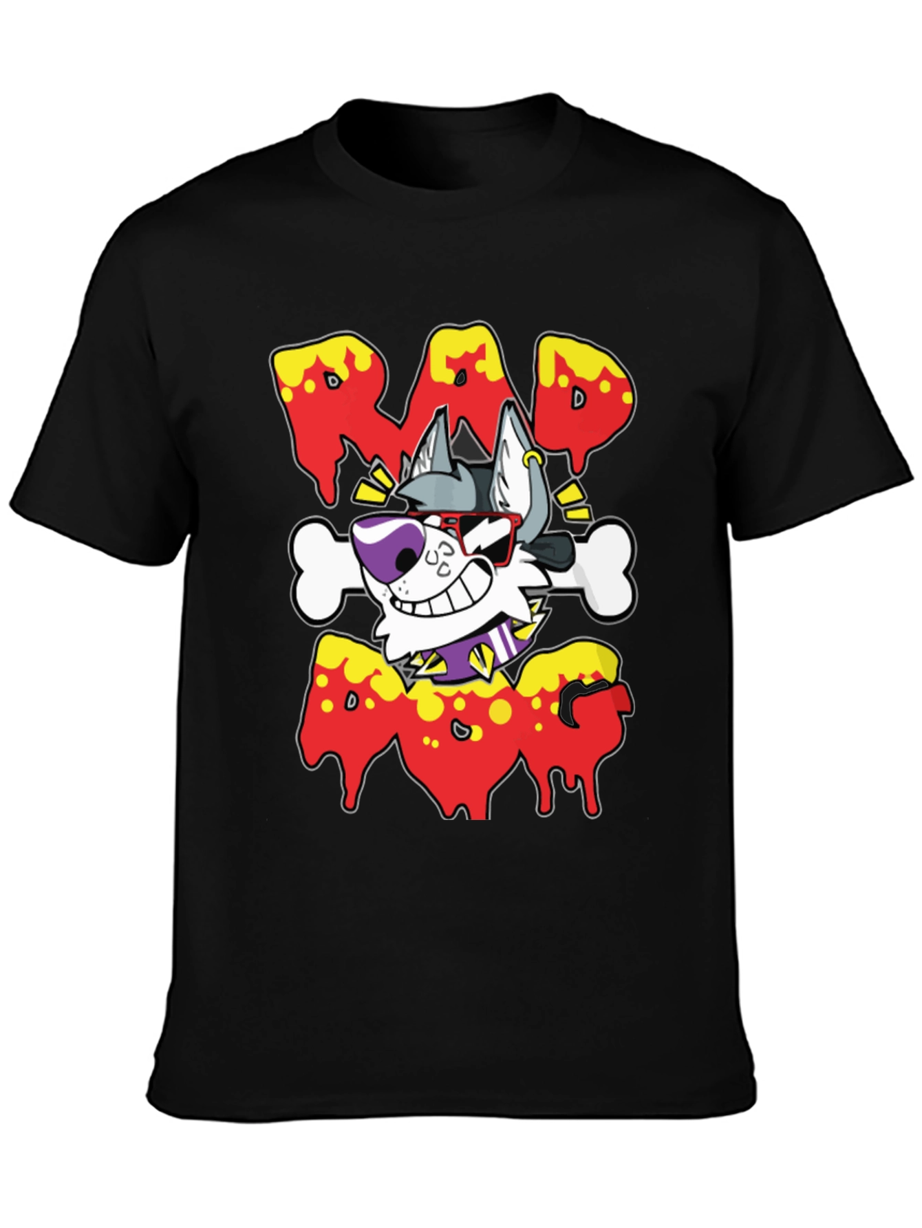 Rad Dog T-Shirt - Cartoon Style