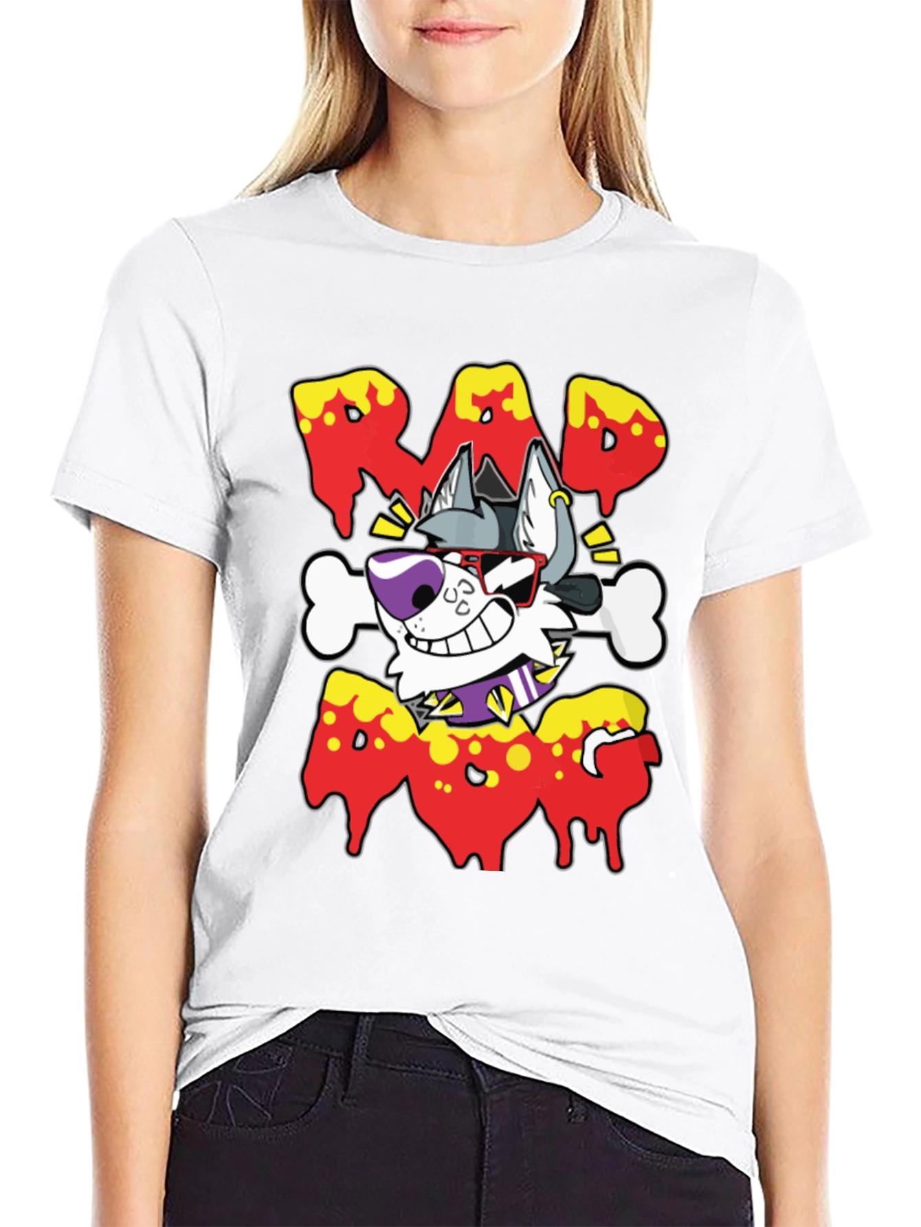 Rad Dog T-Shirt - Cartoon Style