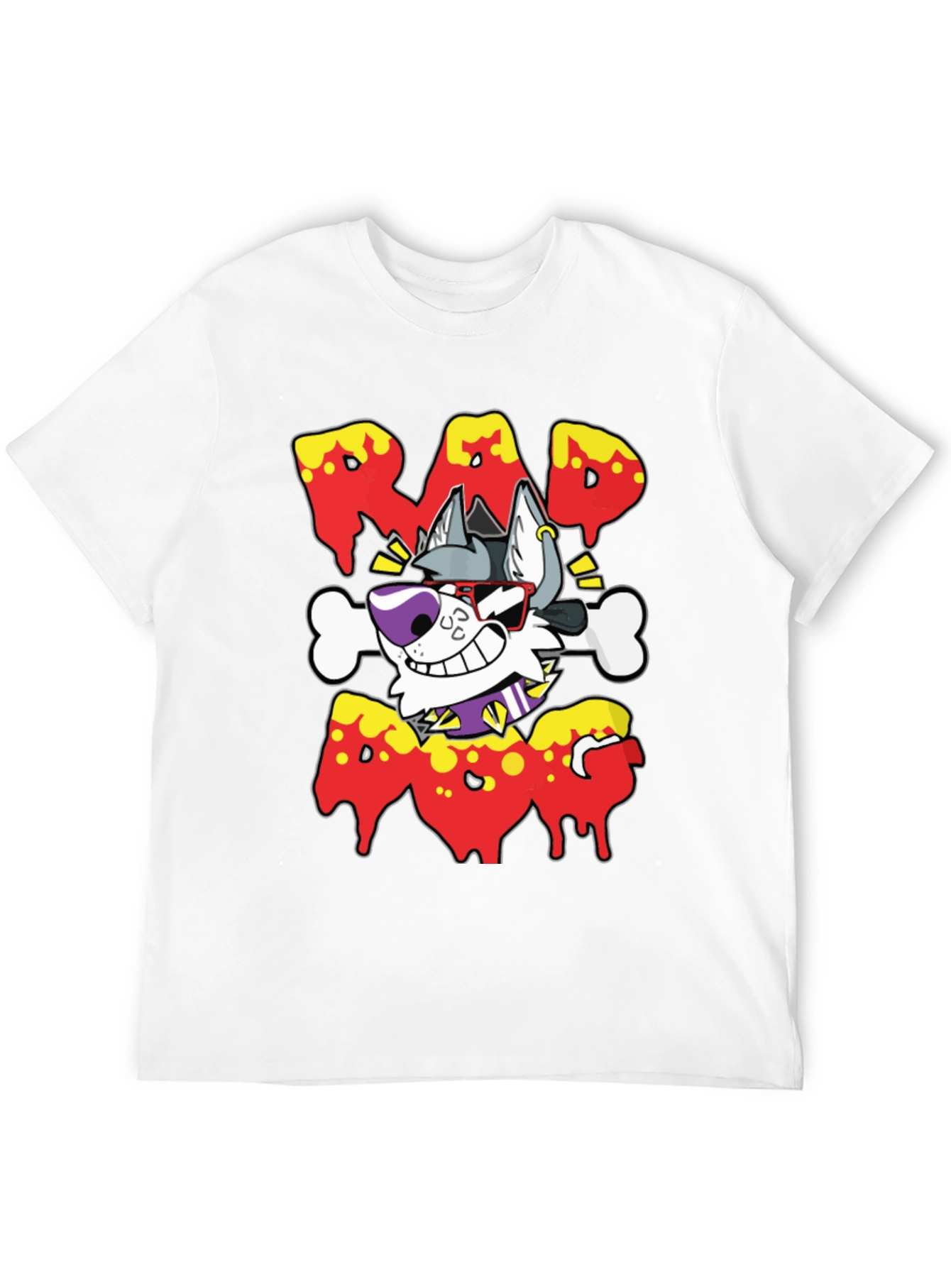 Rad Dog T-Shirt - Cartoon Style