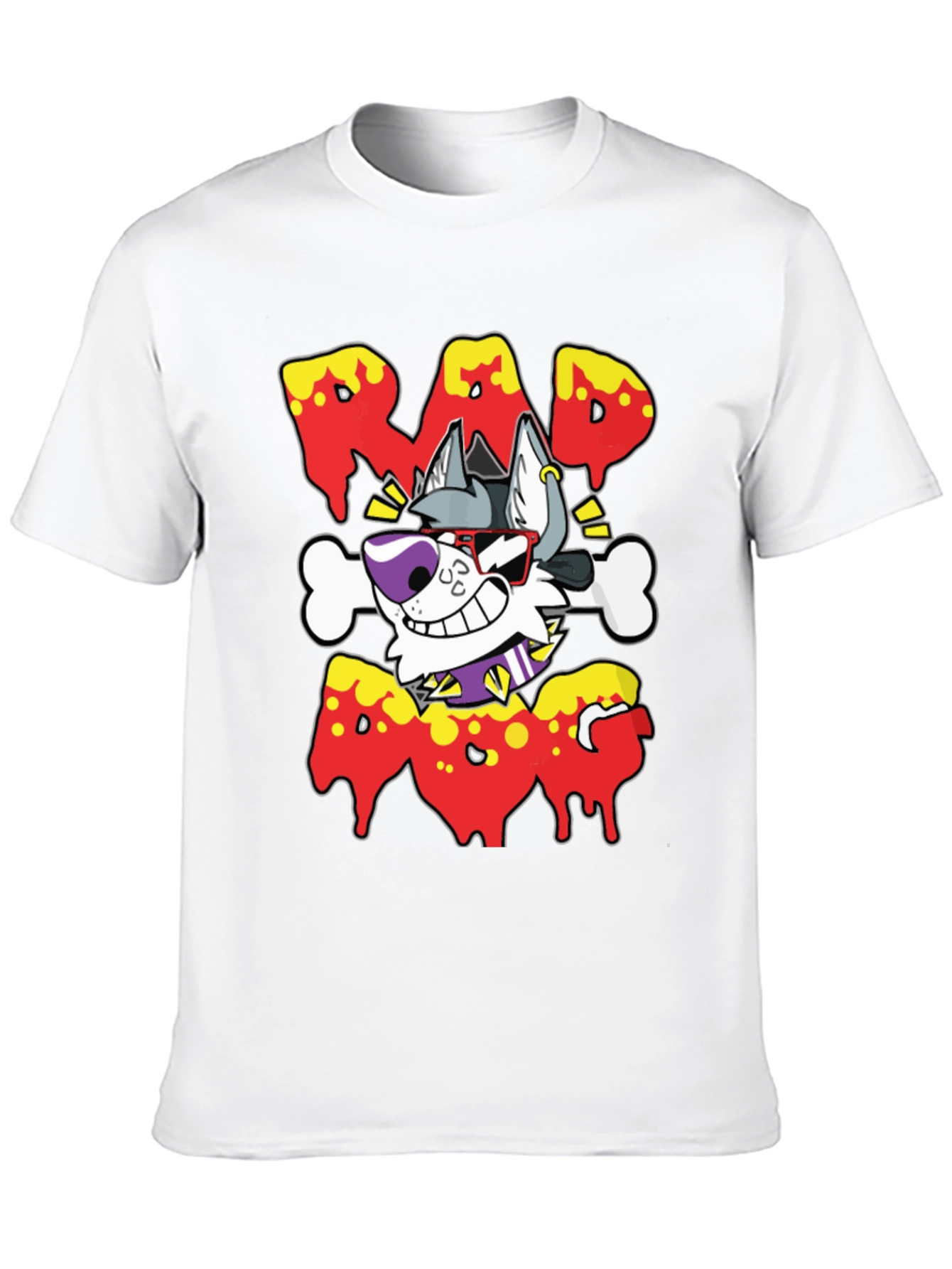 Rad Dog T-Shirt - Cartoon Style