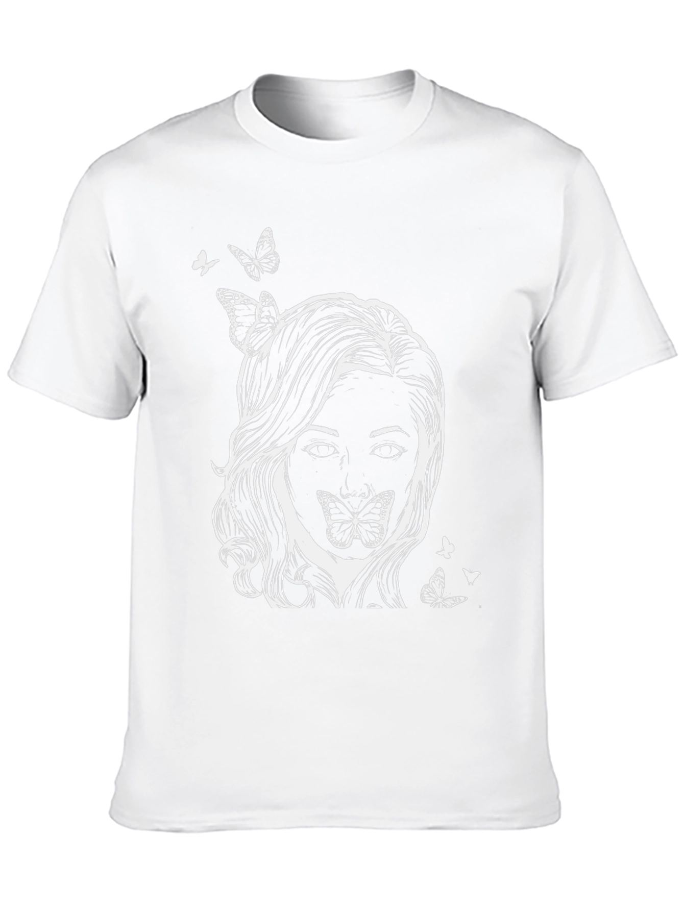 Butterfly Face Graphic T-Shirt - Unisex