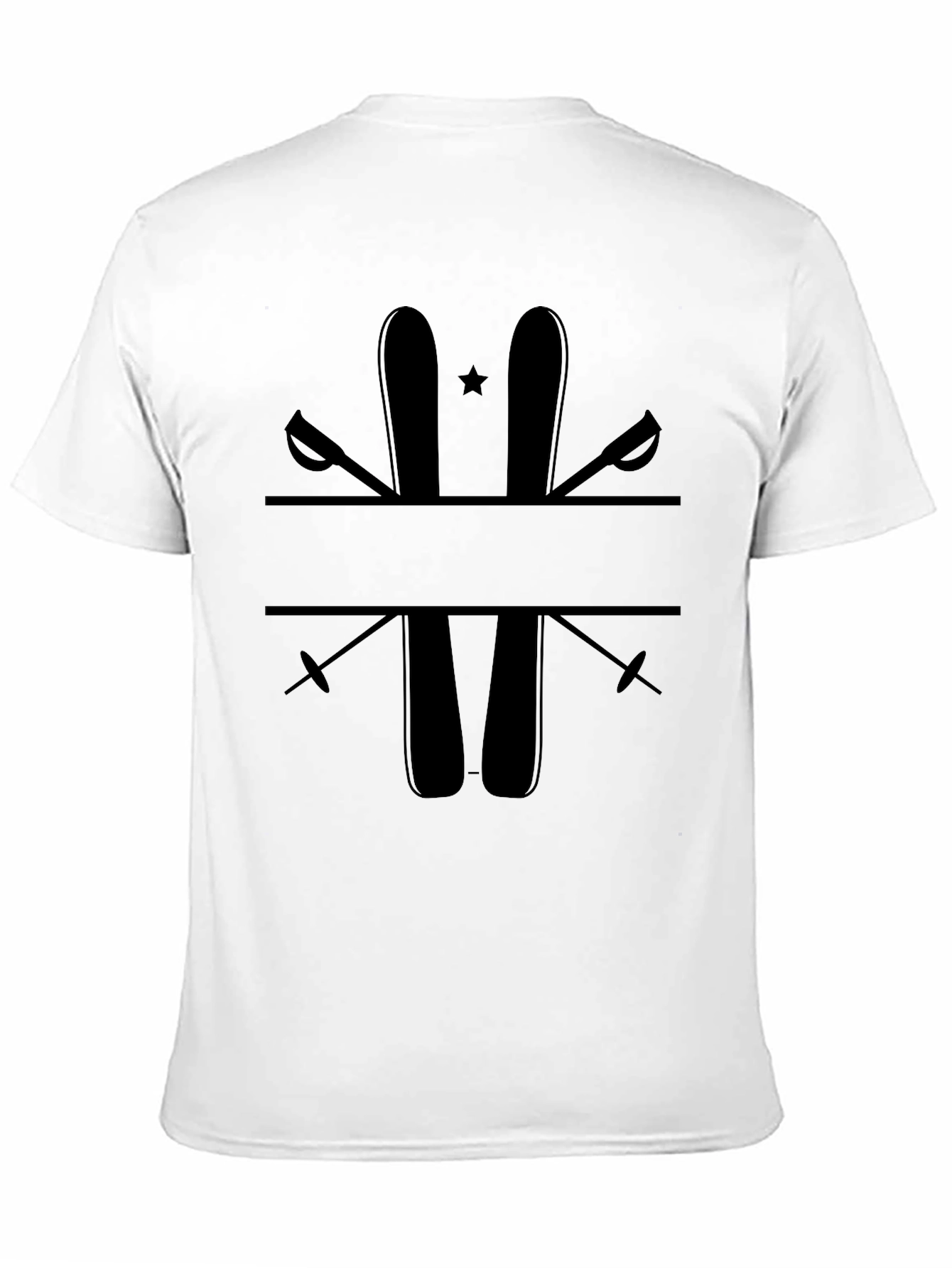 Ski & Poles Graphic Tee