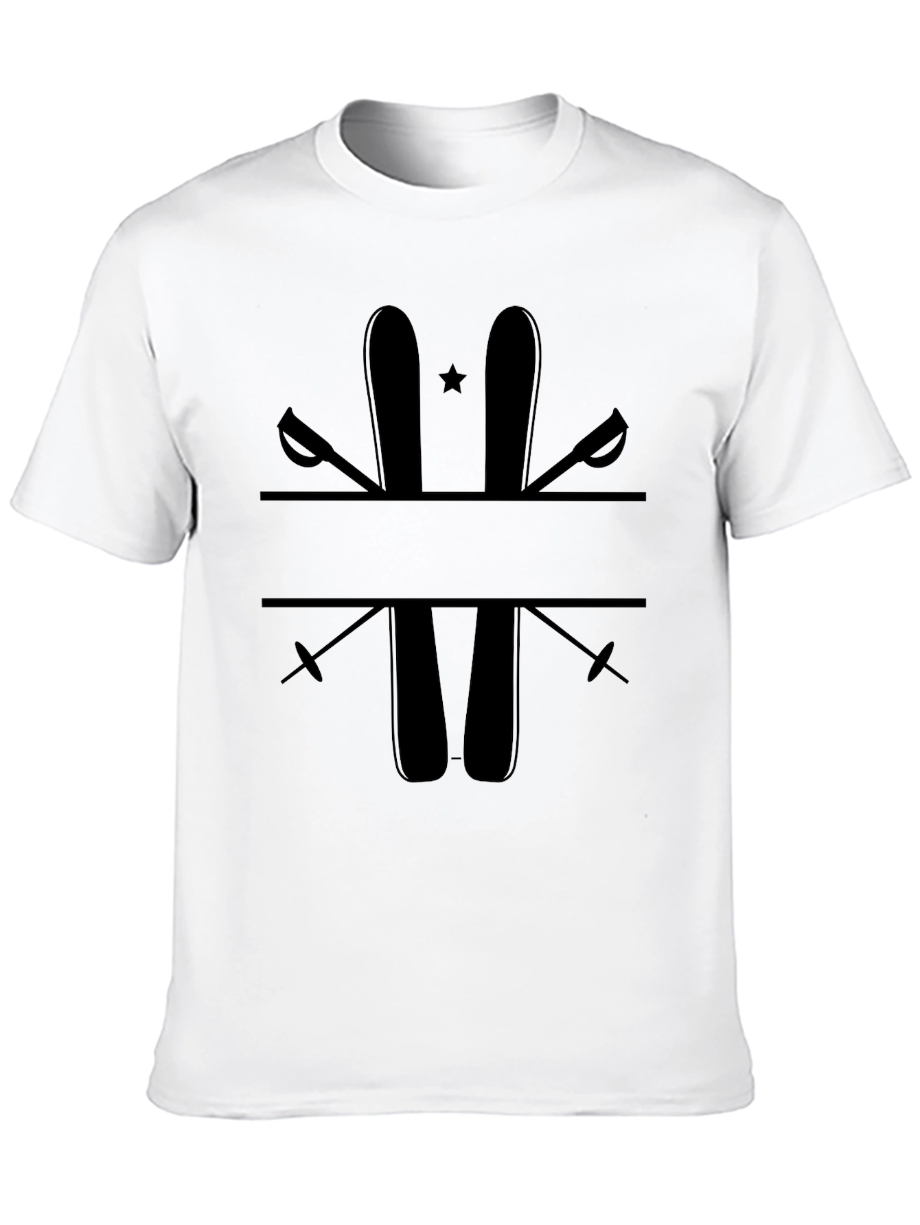 Ski & Poles Graphic Tee