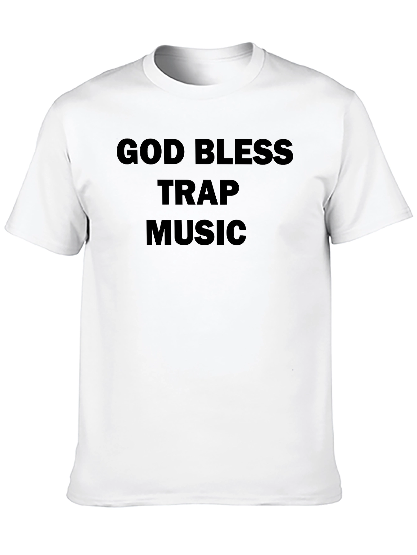 God Bless Trap Music Black T-Shirt