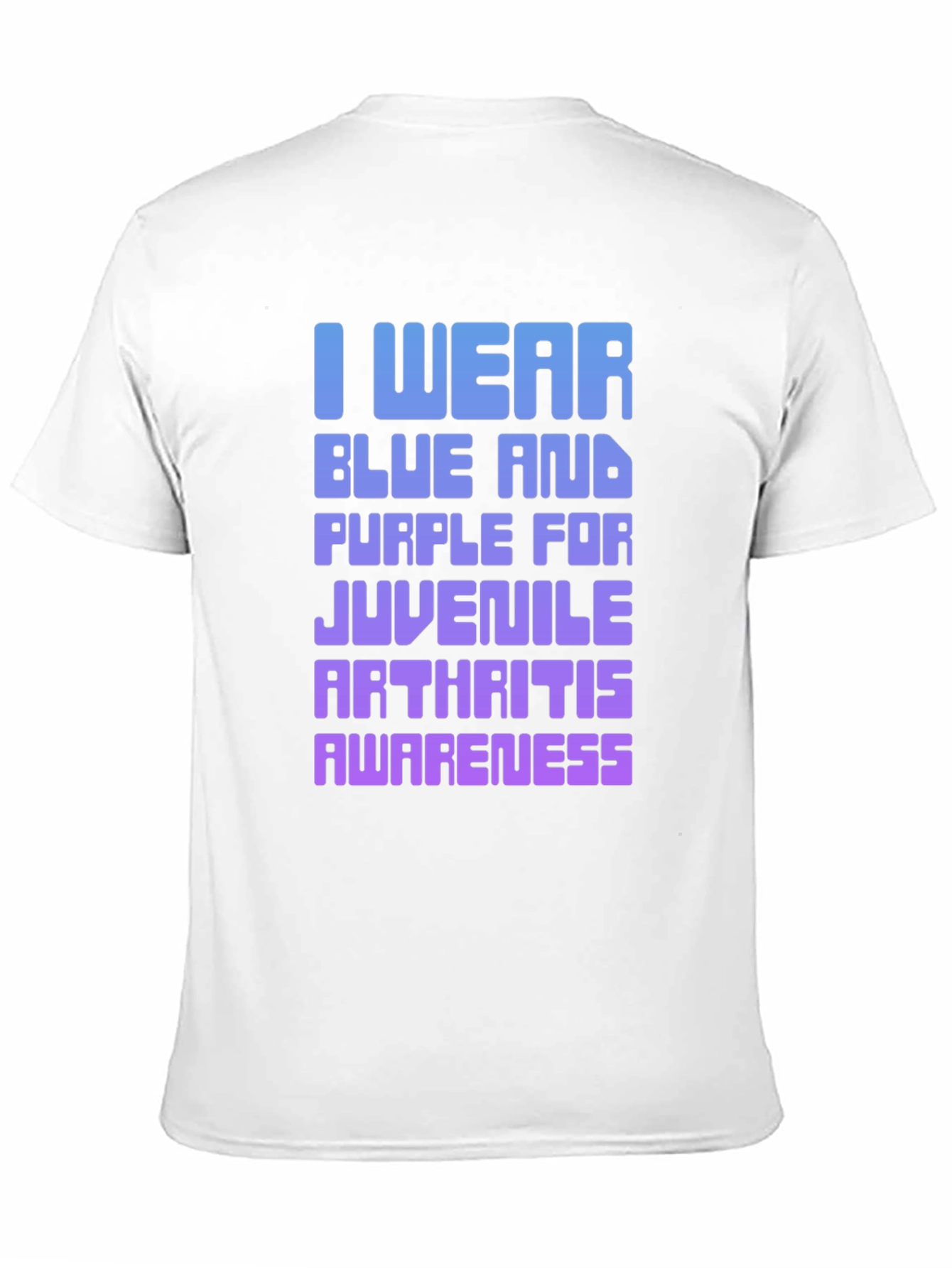 Juvenile Arthritis Awareness T-Shirt - Blue & Purple