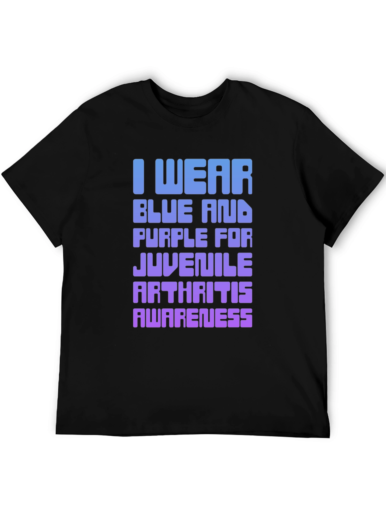 Juvenile Arthritis Awareness T-Shirt - Blue & Purple