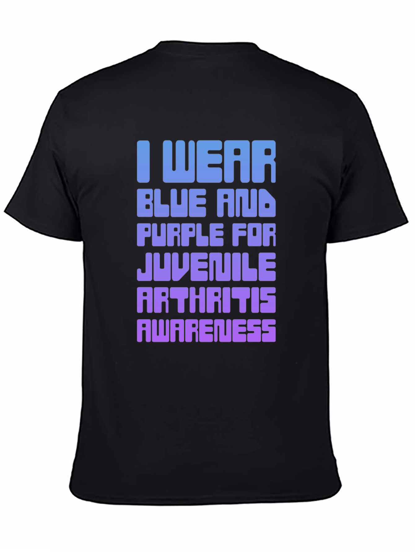 Juvenile Arthritis Awareness T-Shirt - Blue & Purple
