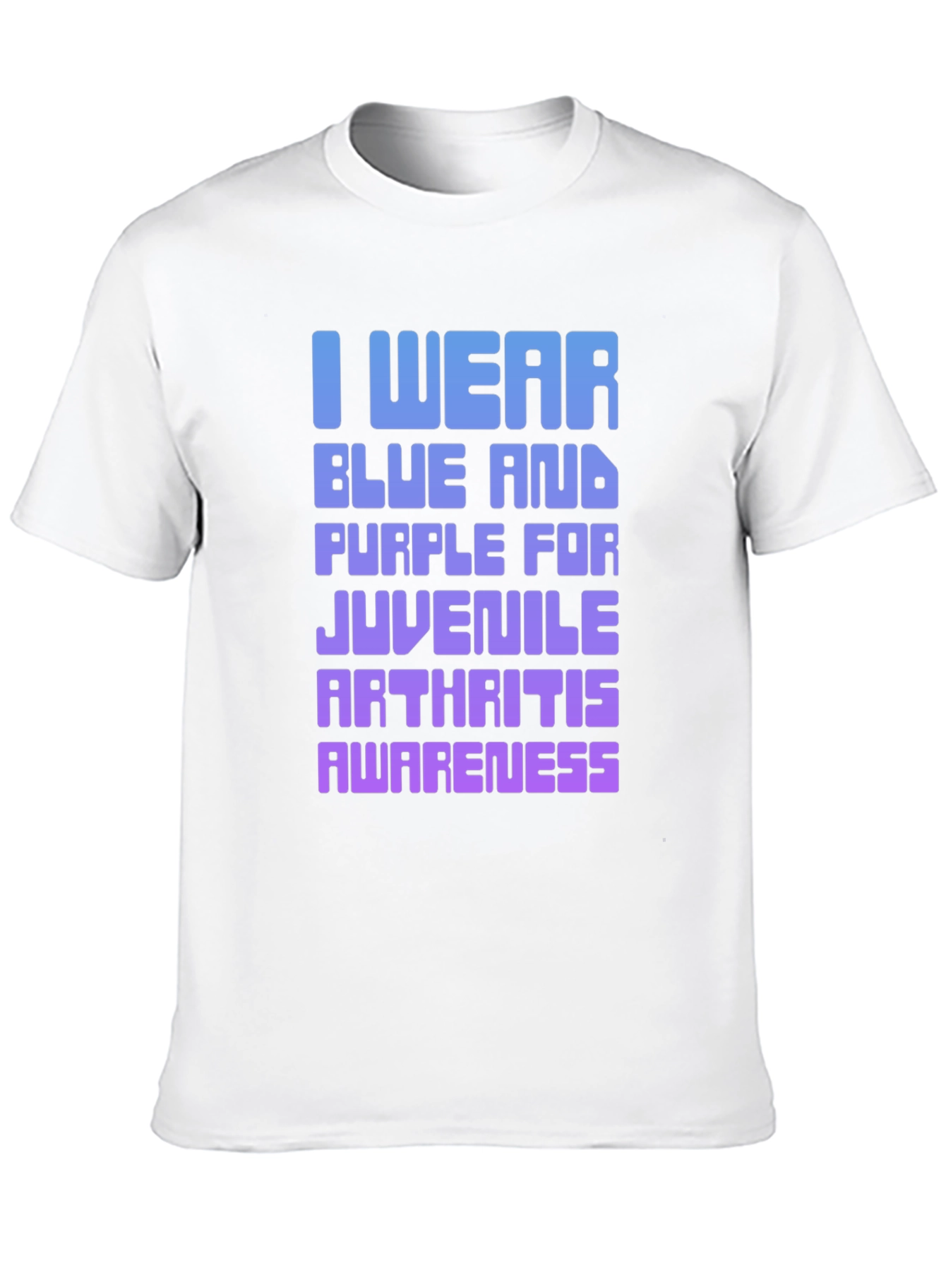 Juvenile Arthritis Awareness T-Shirt - Blue & Purple