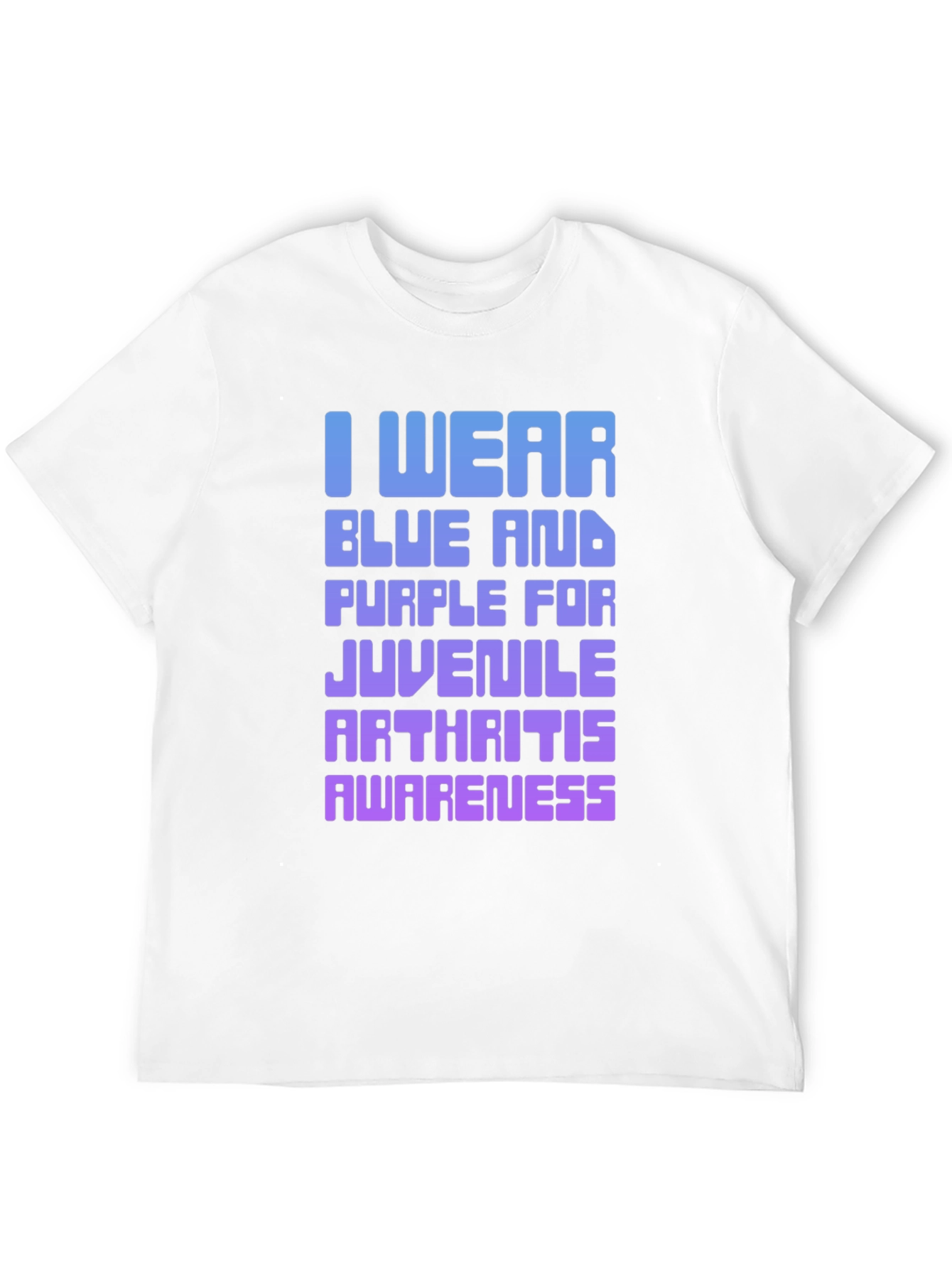 Juvenile Arthritis Awareness T-Shirt - Blue & Purple