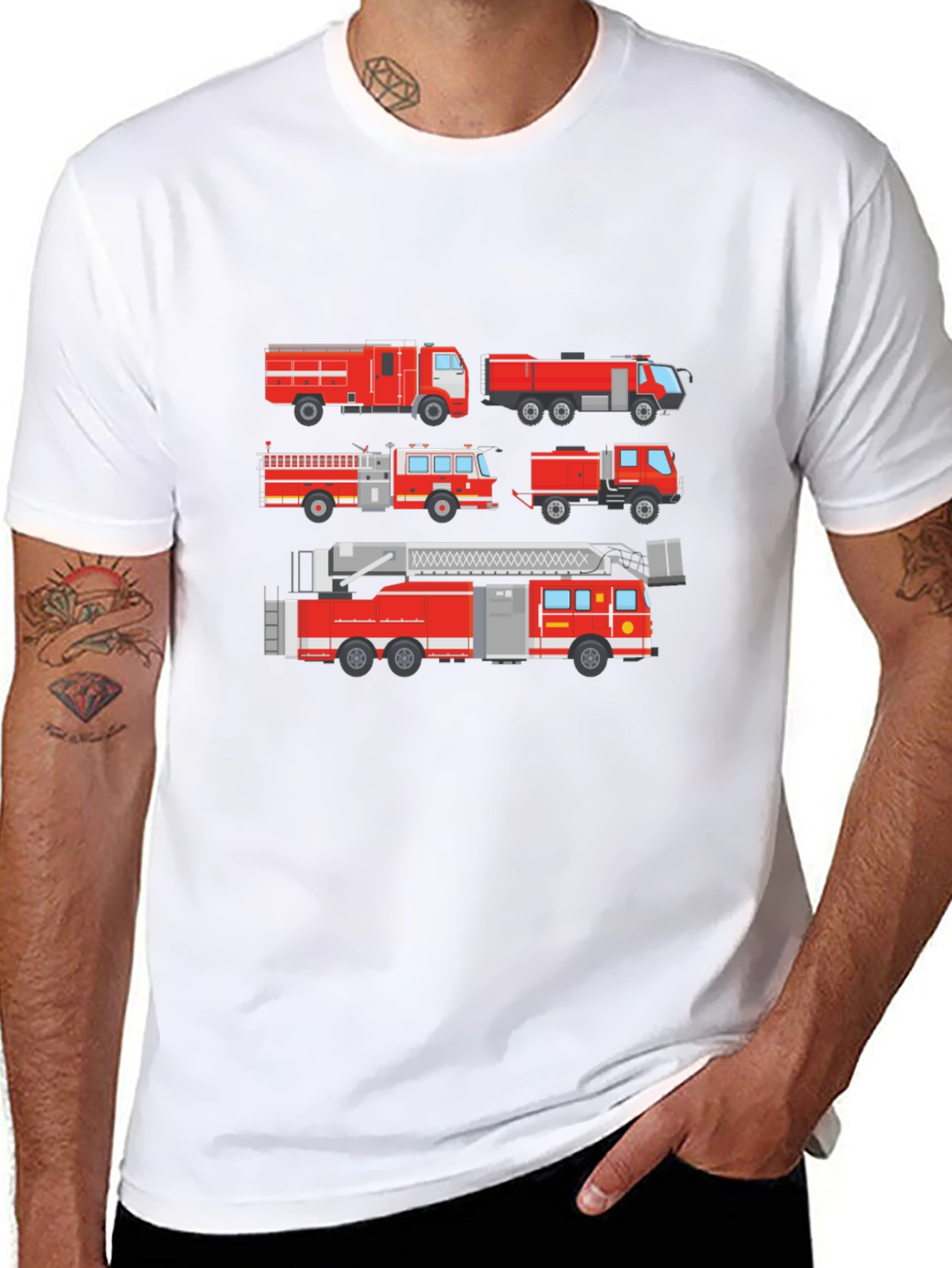 Fire Trucks T-Shirt