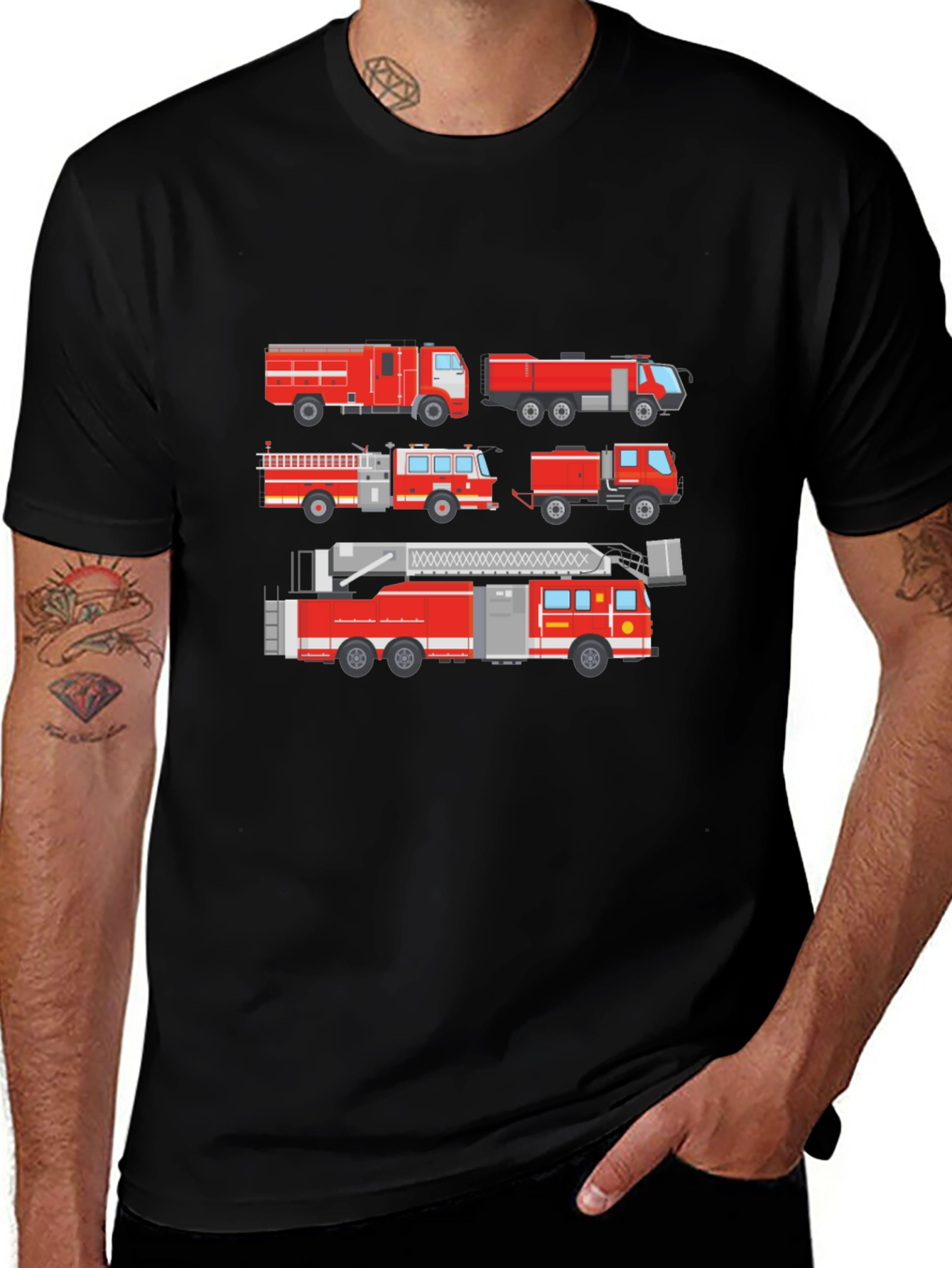 Fire Trucks T-Shirt