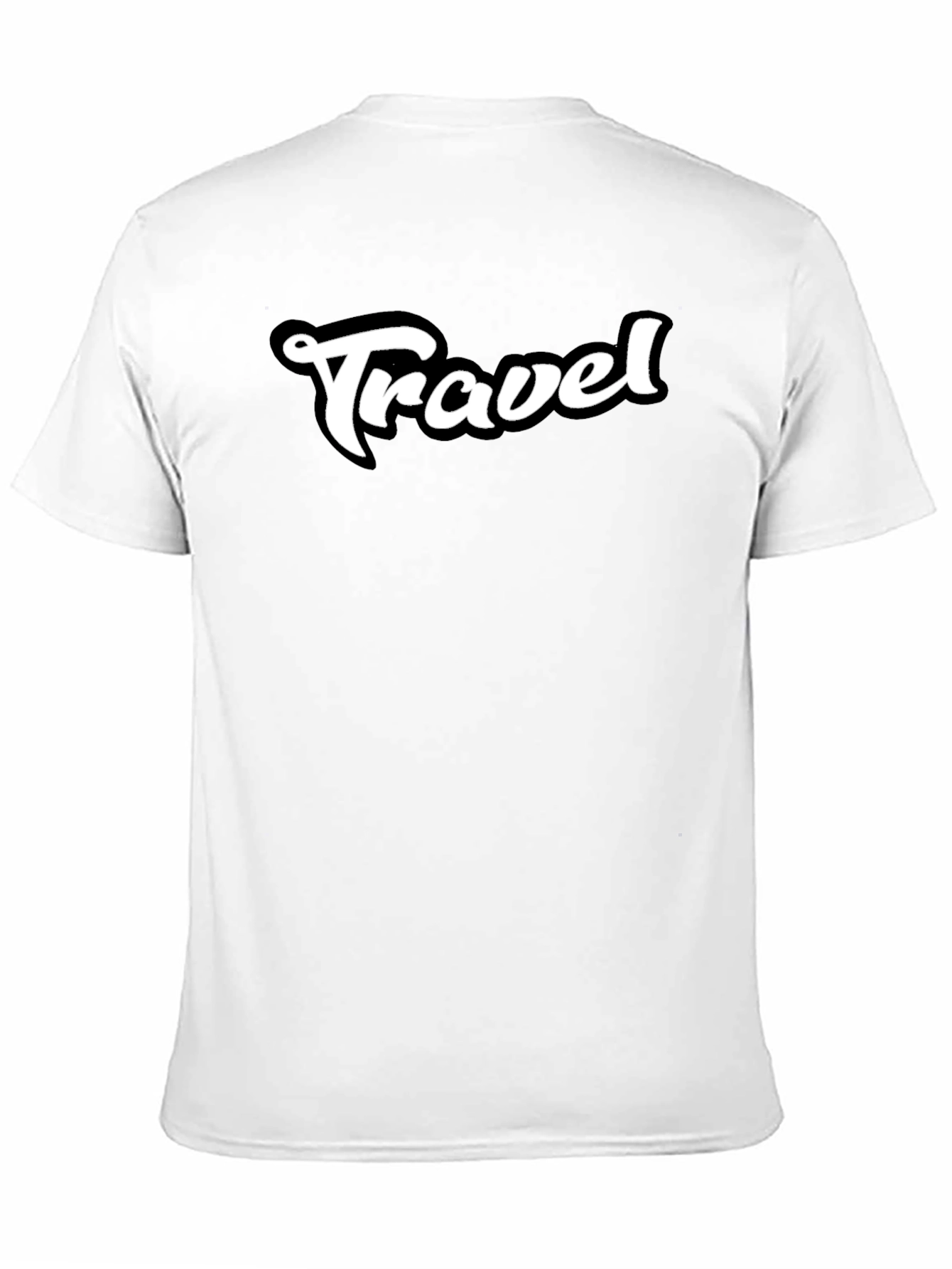 Travel Black T-Shirt - Stylish & Comfortable