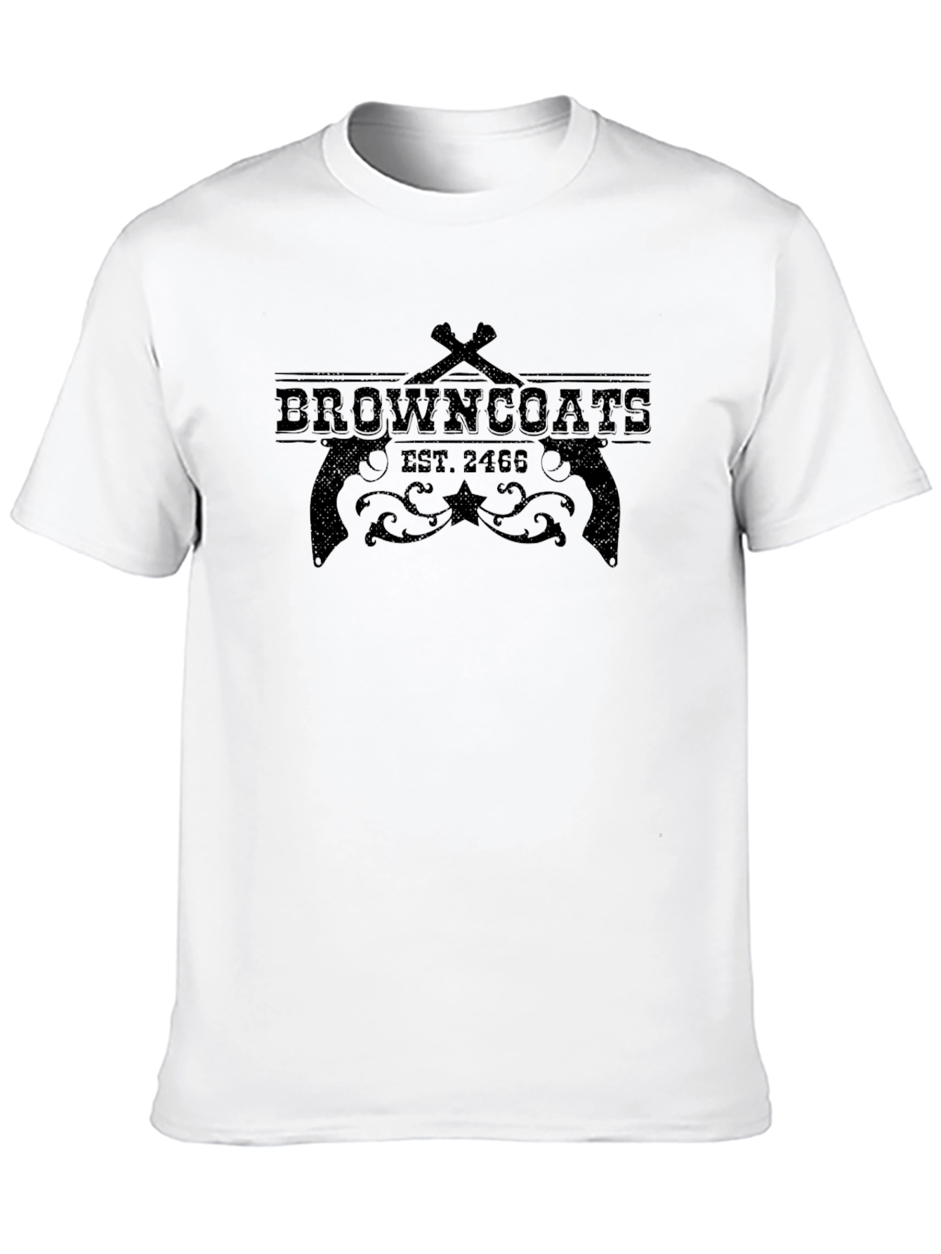 Browncoats Est. 2466 Mens Black T-Shirt