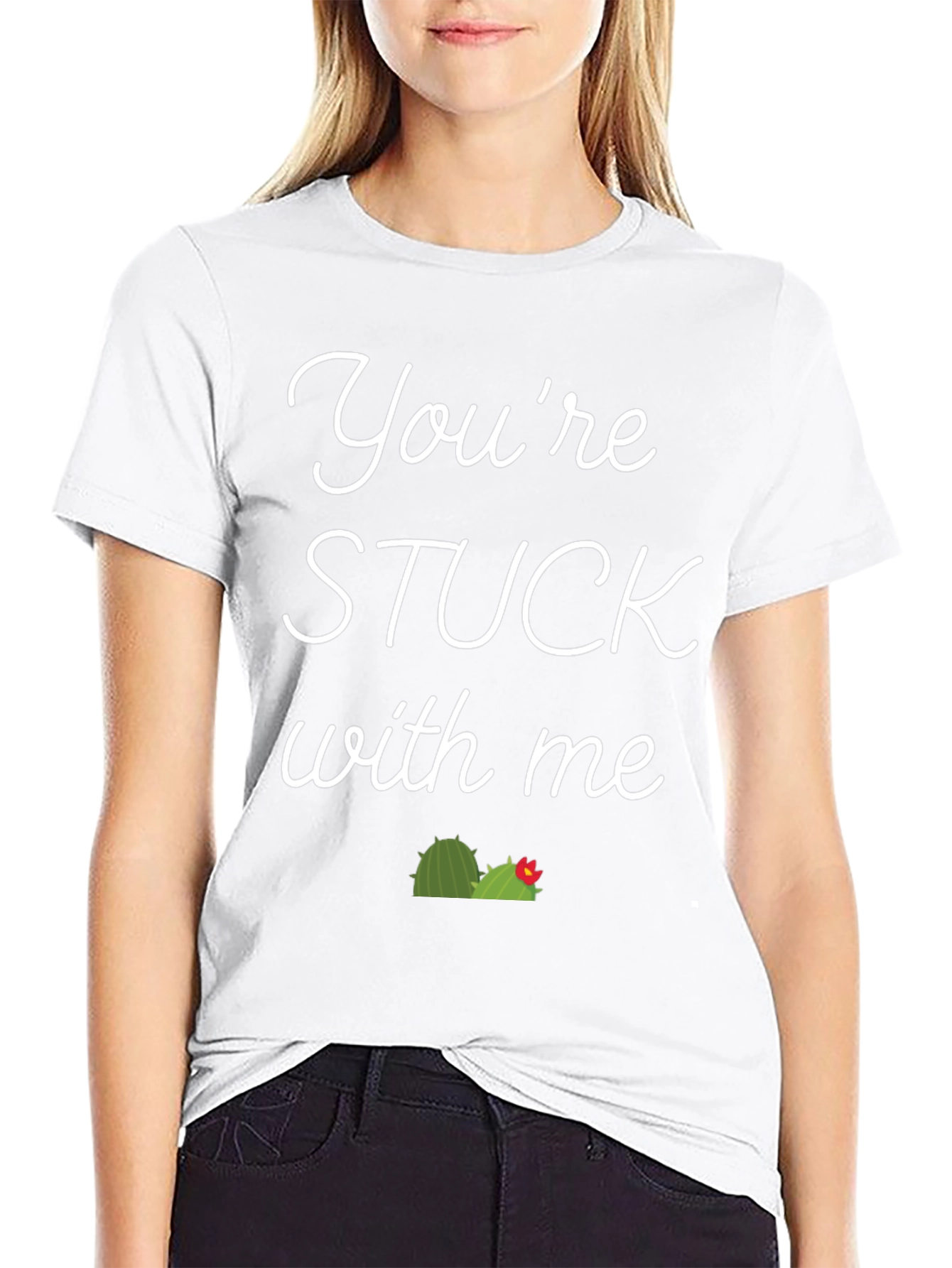 Stuck with Me Graphic Tee - Funny Unisex T-Shirt