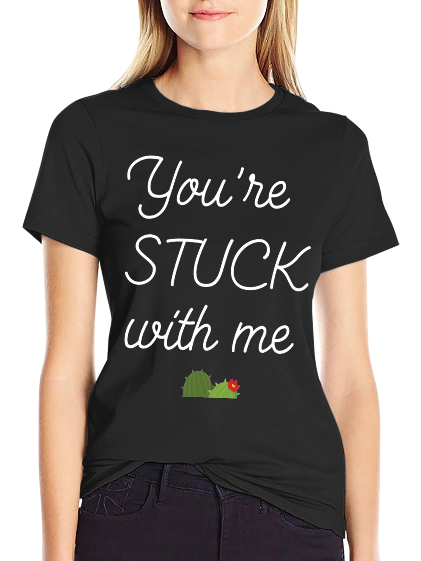 Stuck with Me Graphic Tee - Funny Unisex T-Shirt