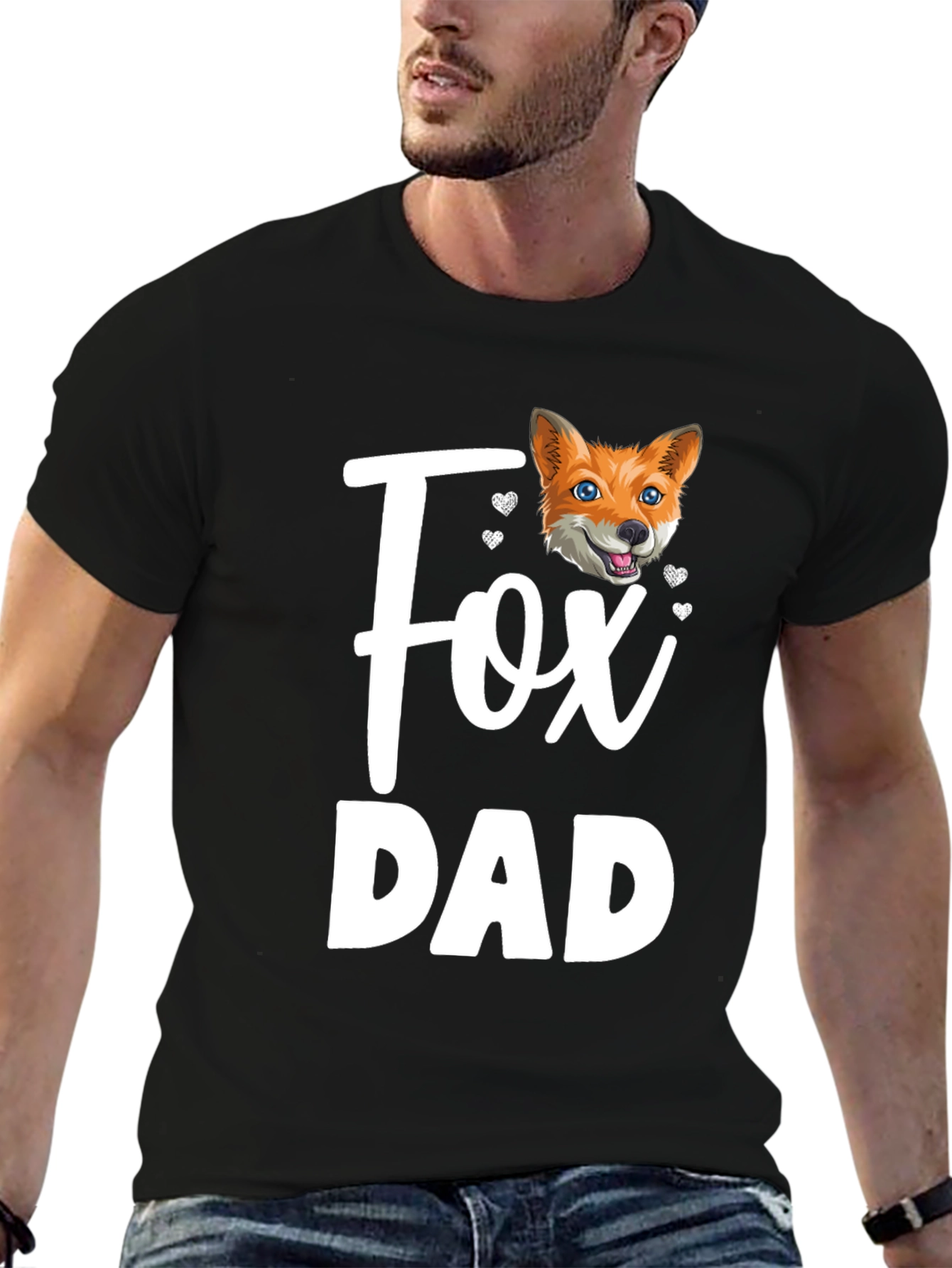 Fox Dad T-Shirt - Funny Animal Lover Tee