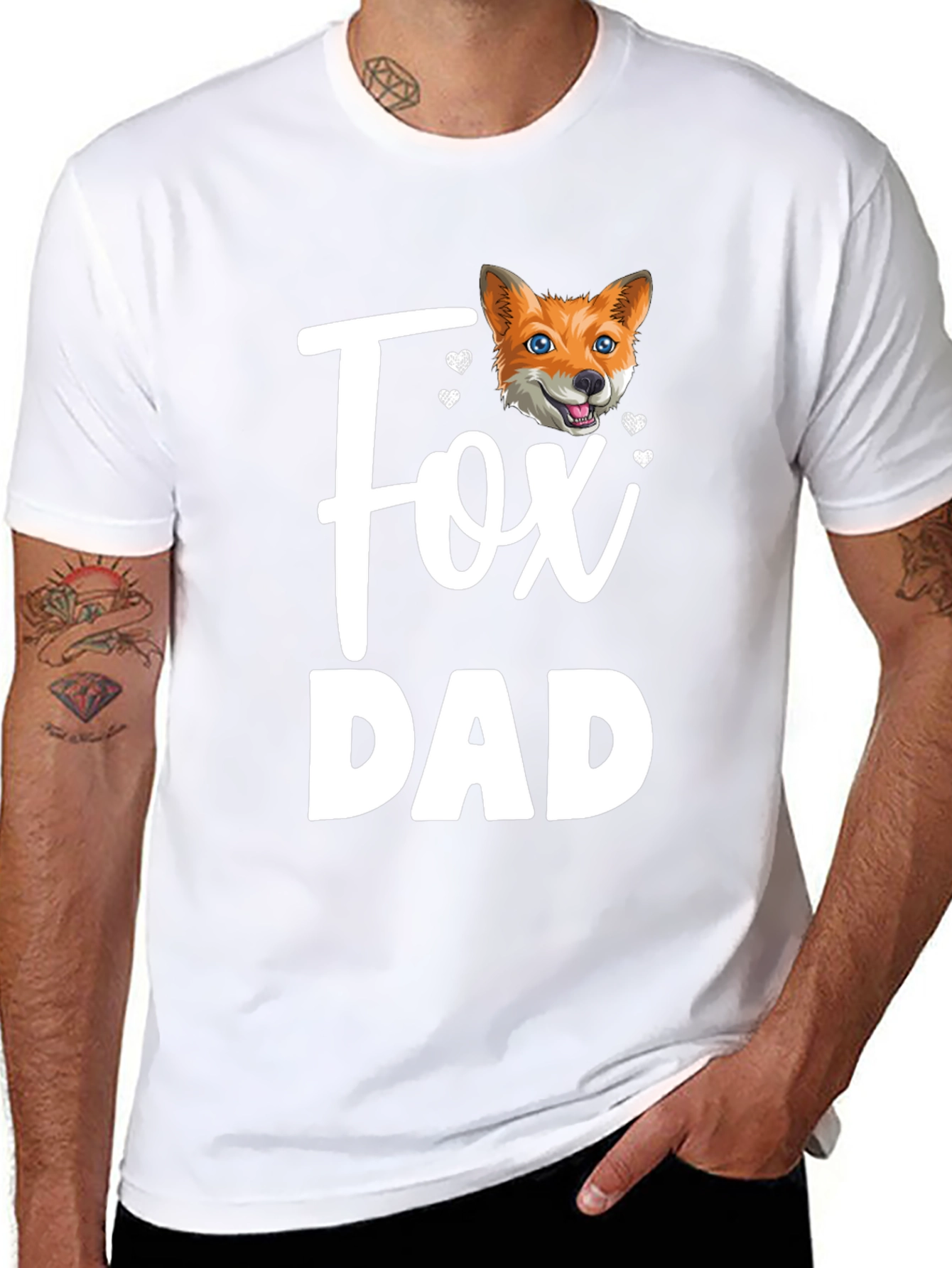 Fox Dad T-Shirt - Funny Animal Lover Tee