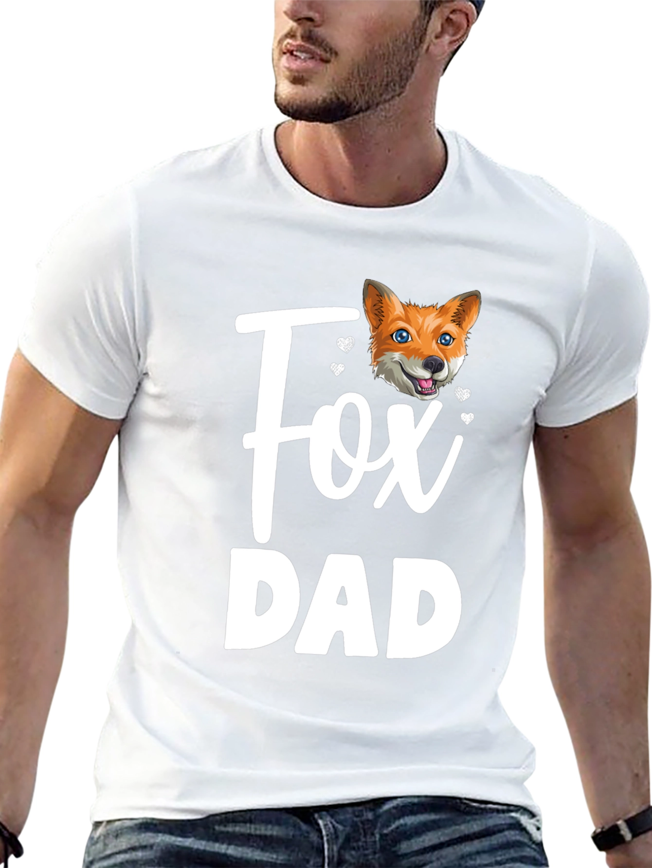 Fox Dad T-Shirt - Funny Animal Lover Tee