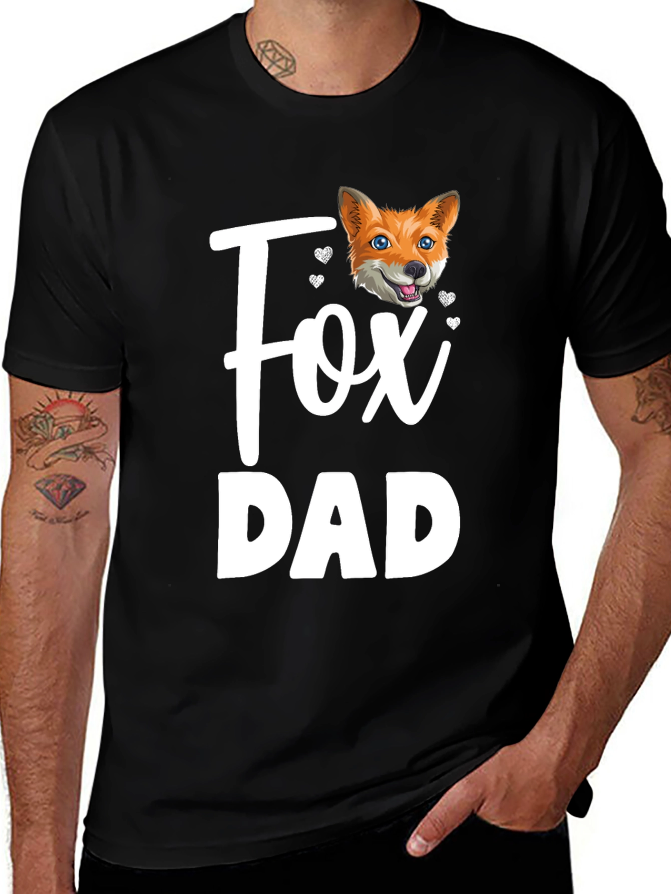 Fox Dad T-Shirt - Funny Animal Lover Tee