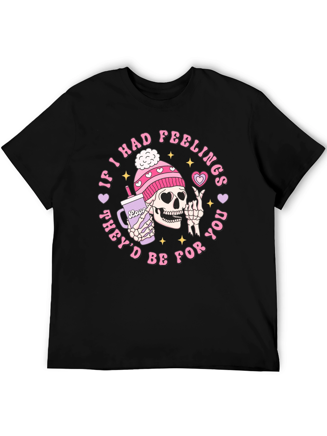 Funny Skeleton Valentines Day Graphic T-Shirt