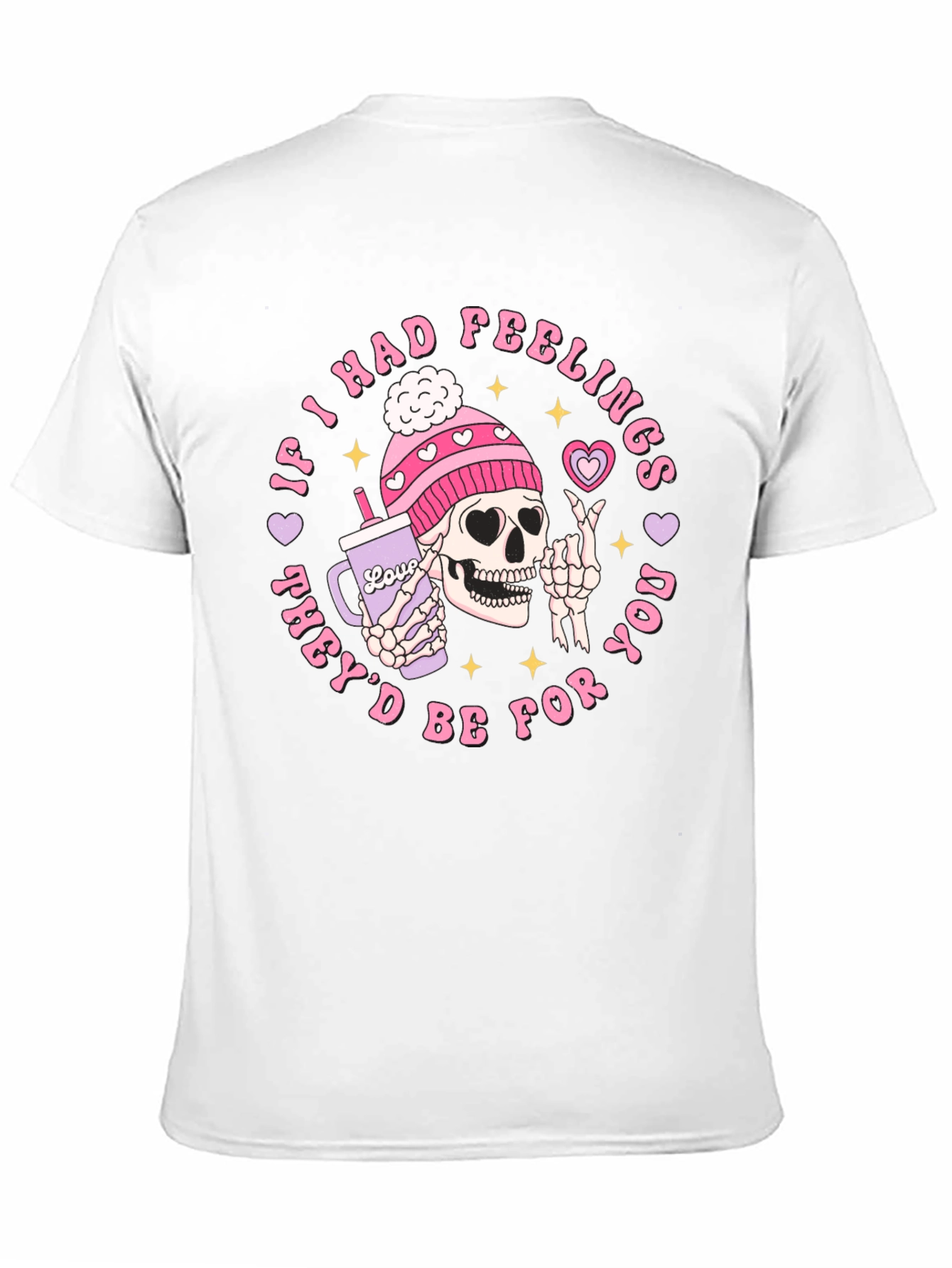 Funny Skeleton Valentines Day Graphic T-Shirt