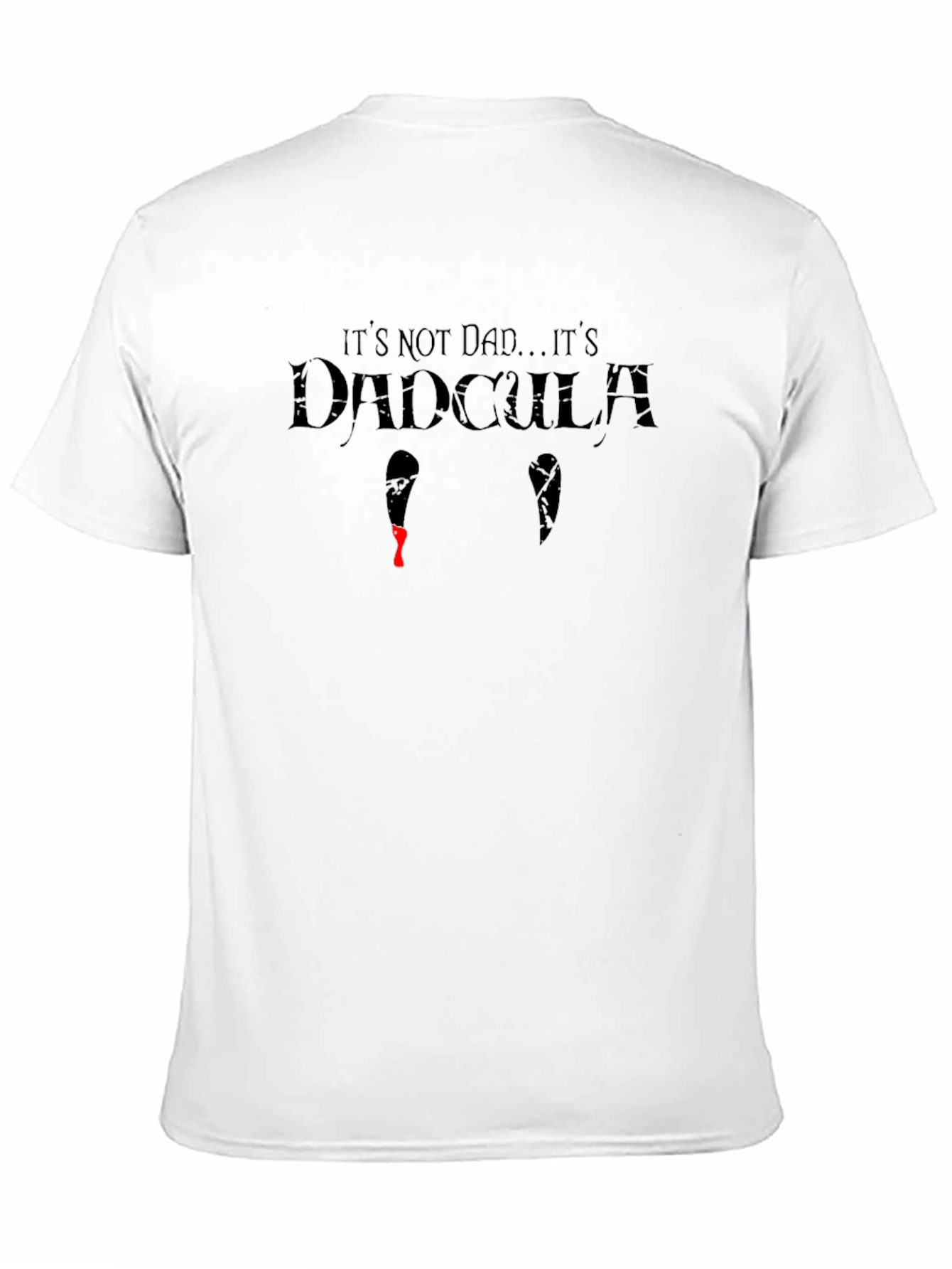 Dadcula Graphic T-Shirt - Halloween Vampire Dad Joke Tee