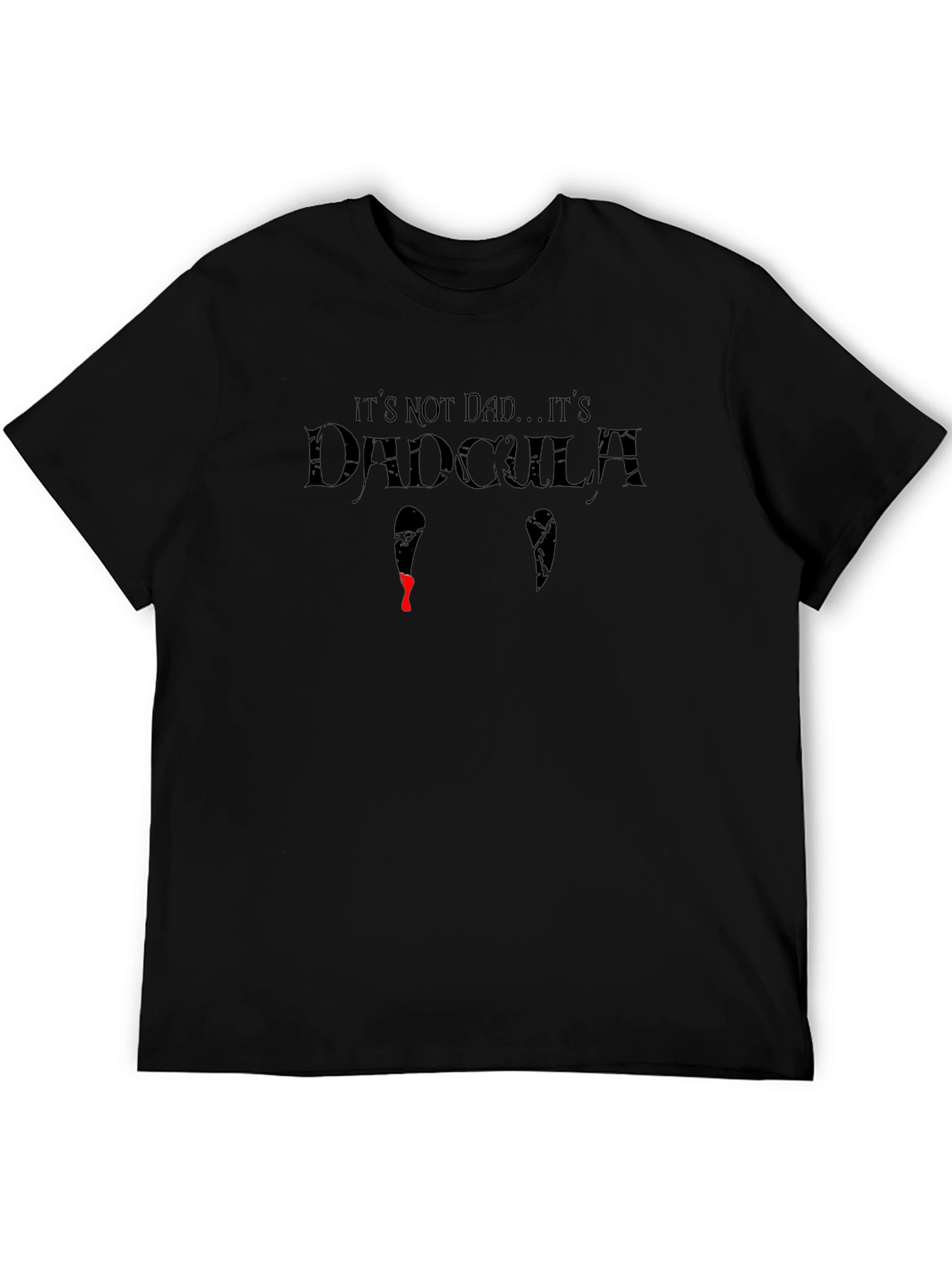 Dadcula Graphic T-Shirt - Halloween Vampire Dad Joke Tee