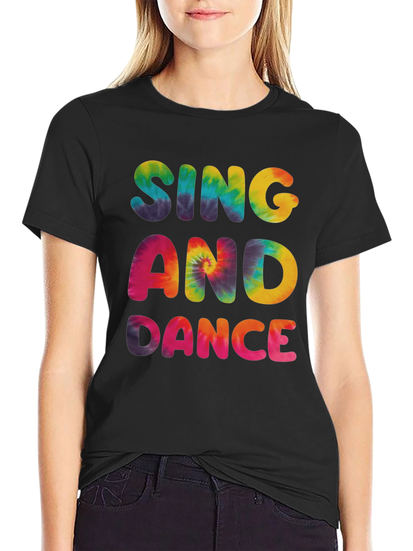 Tie-Dye Sing and Dance Graphic Tee